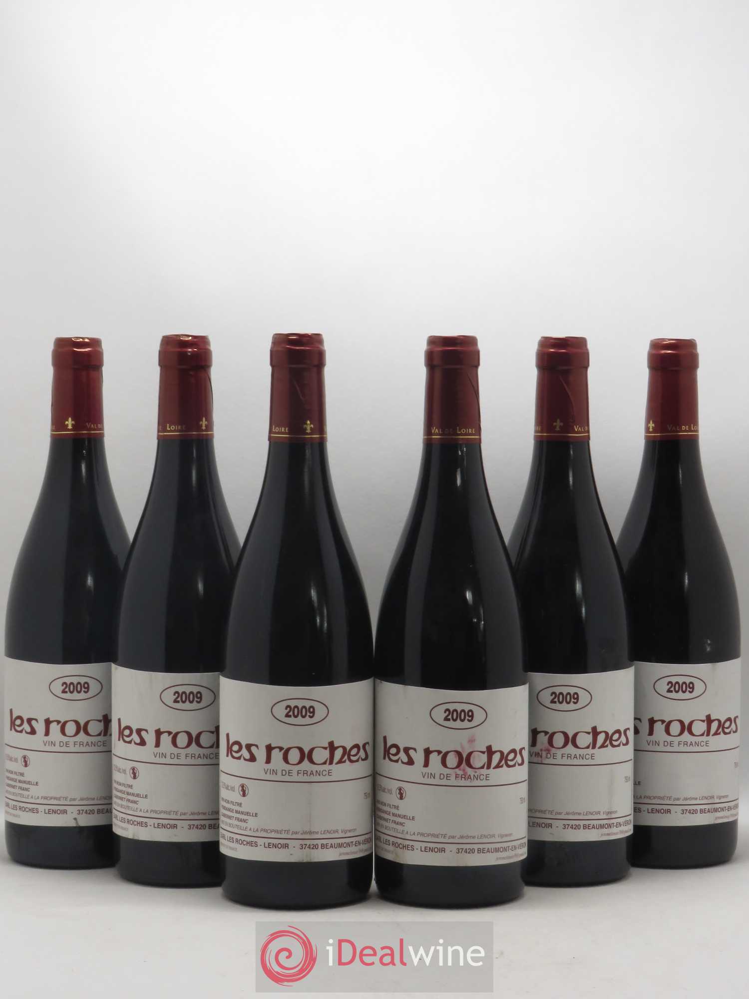 Vin de France Les Roches Lenoir (Domaine) 2009 - Lot de 6 bouteilles - 0