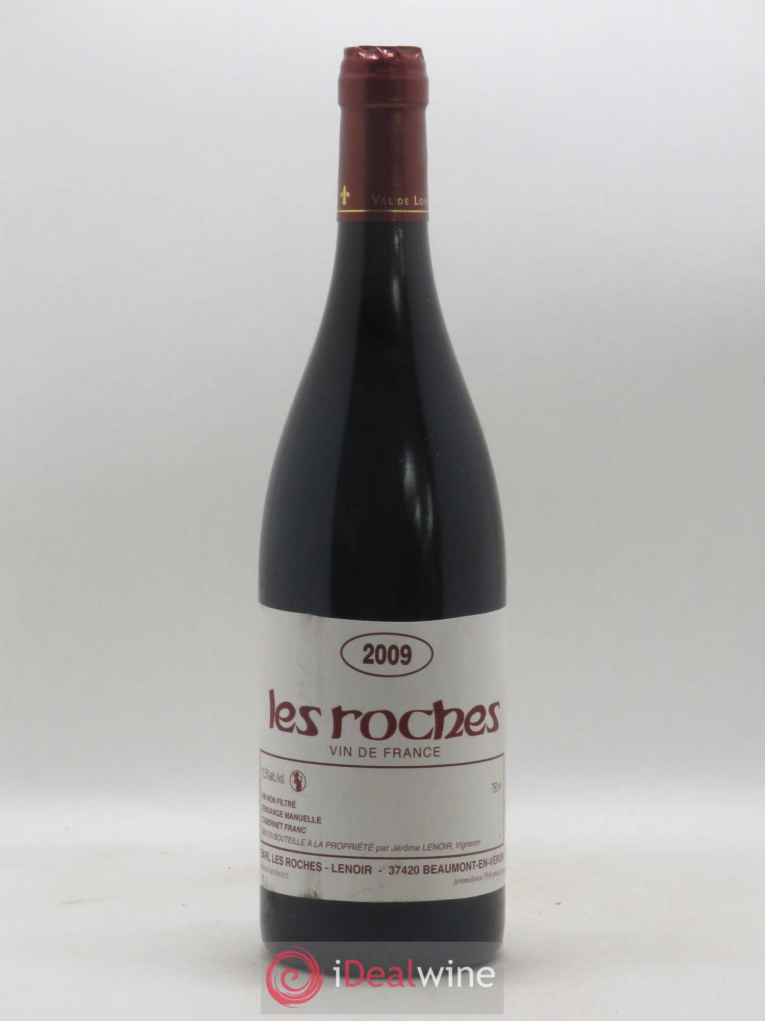Vin de France Les Roches Lenoir (Domaine) 2009 - Lot de 1 bouteille - 0