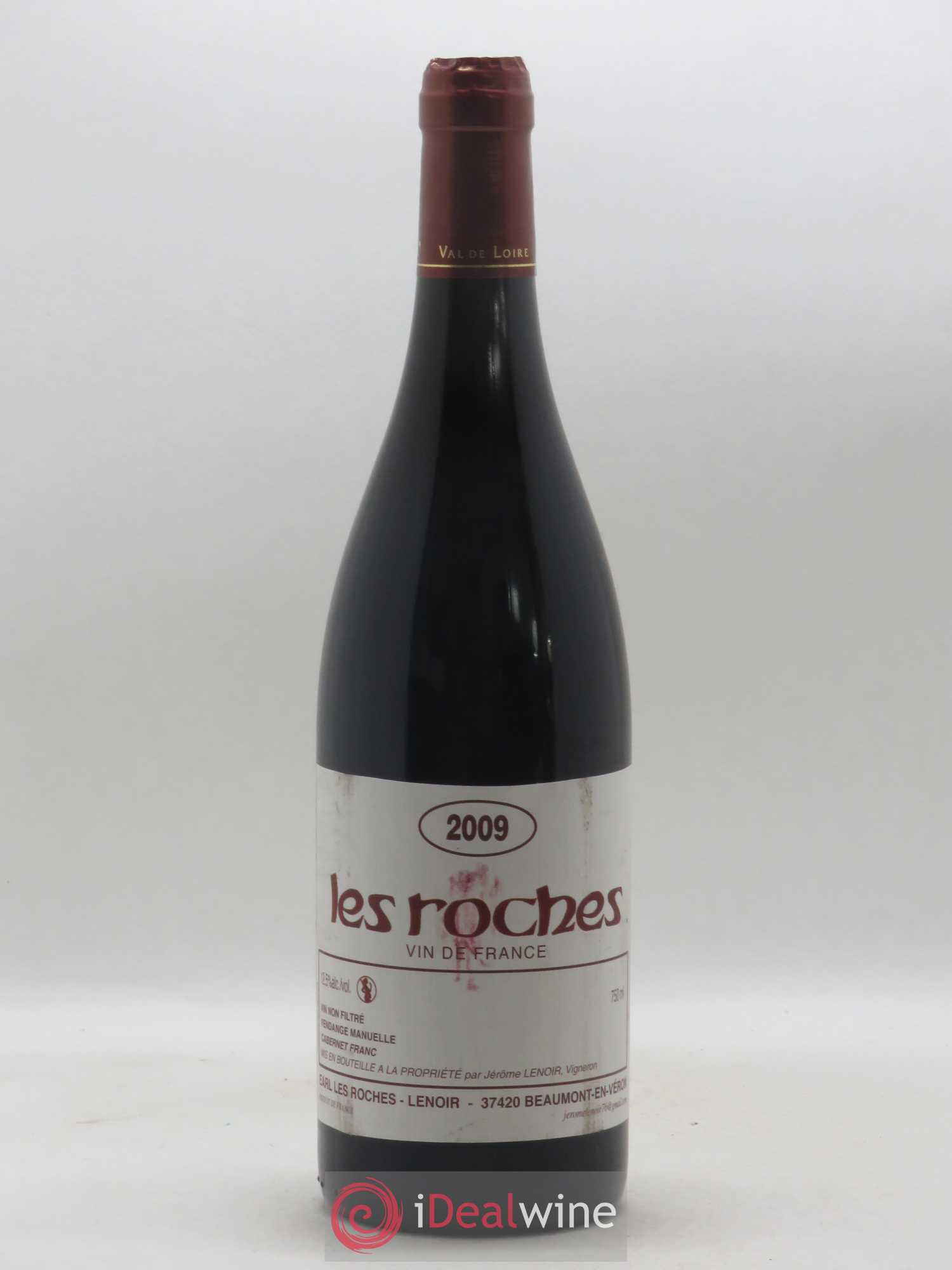 Vin de France Les Roches Lenoir (Domaine) 2009 - Lot de 1 bouteille - 0