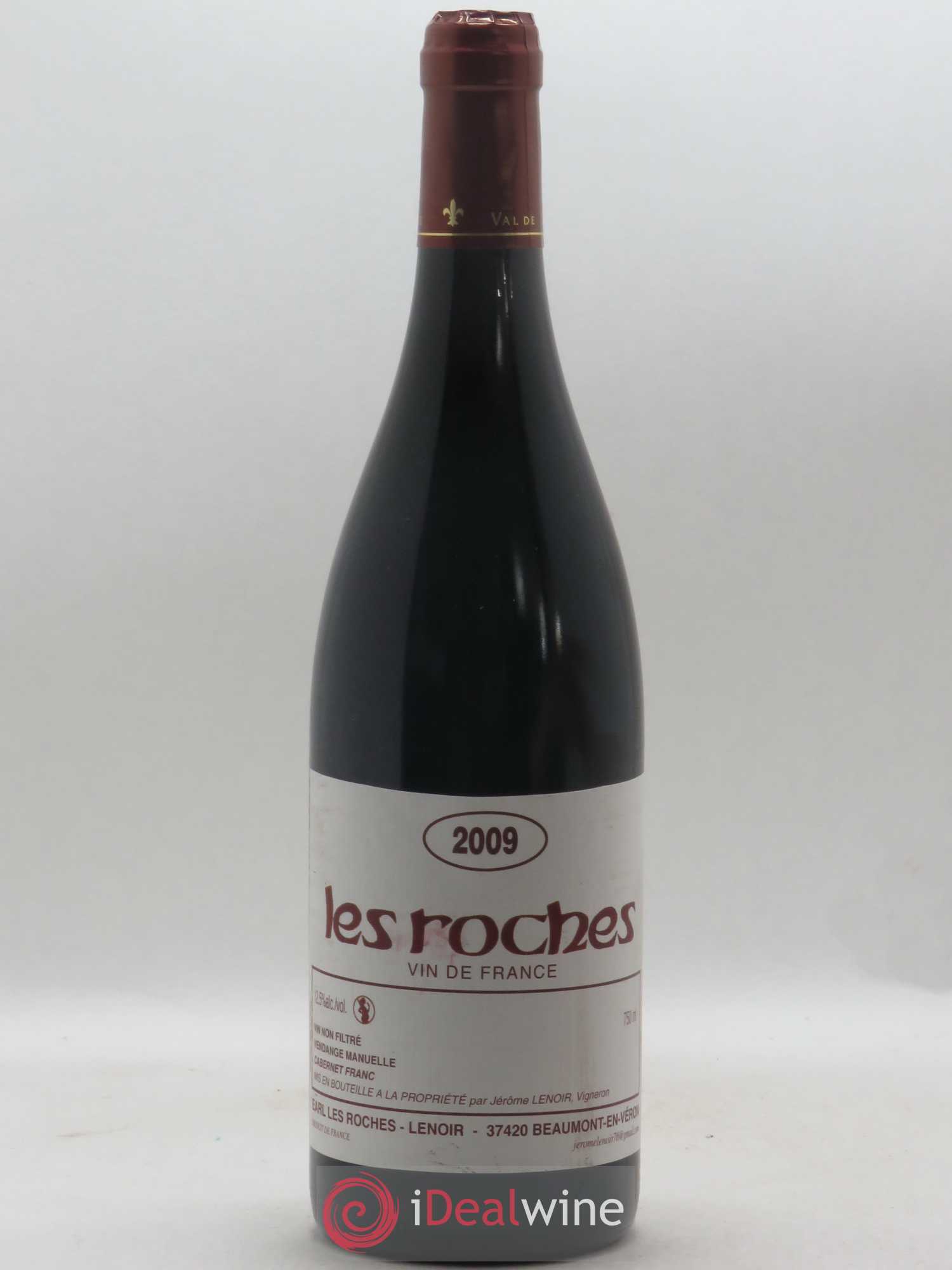 Vin de France Les Roches Lenoir (Domaine) 2009 - Lot de 1 bouteille - 0