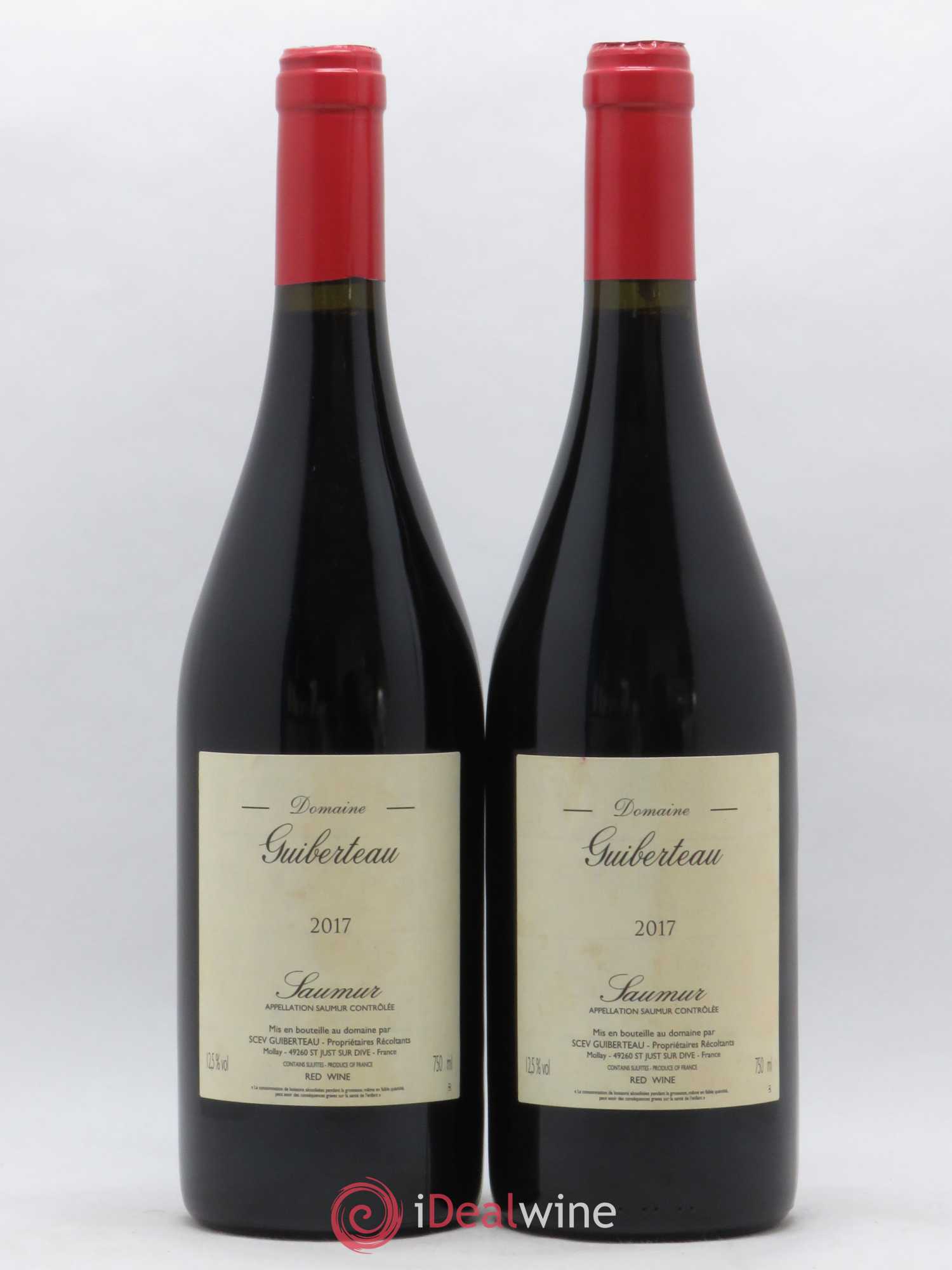 Saumur Domaine Guiberteau 2017 - Lot de 2 bouteilles - 0