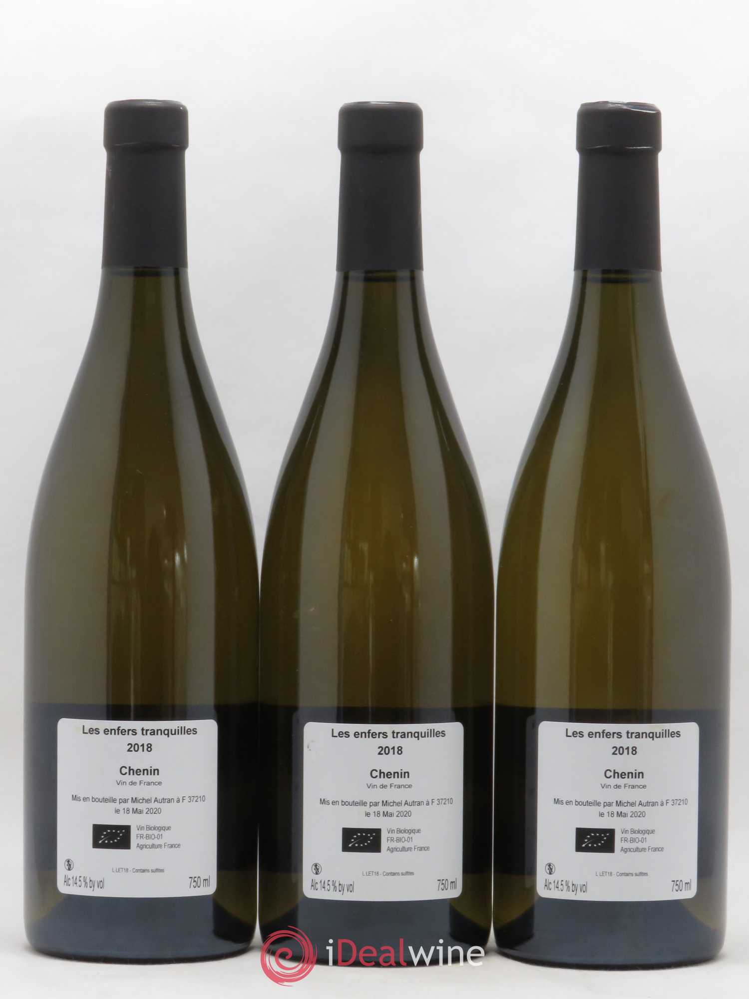 Vin de France Les Enfers Tranquilles Michel Autran 2018 - Posten von 3 Flaschen - 1