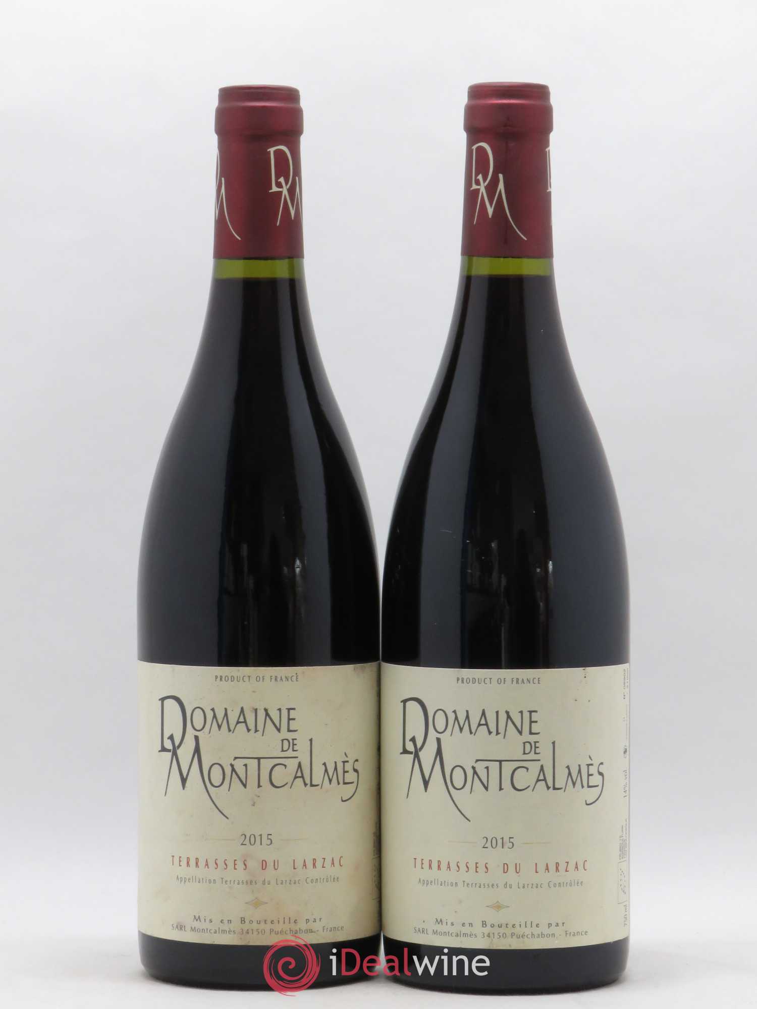 Terrasses du Larzac Domaine de Montcalmès Frédéric Pourtalié 2015 - Lot de 2 bouteilles - 0