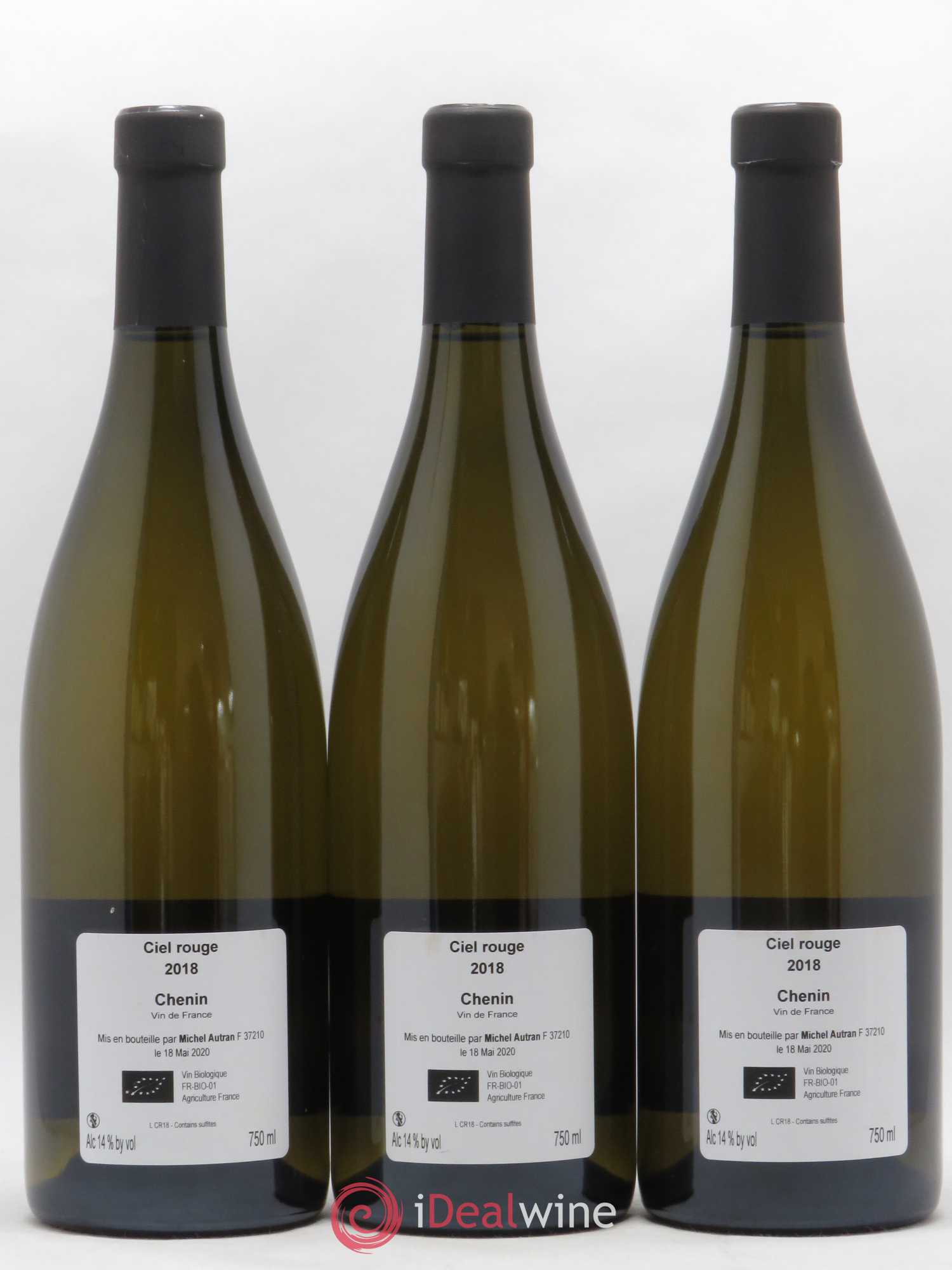 Vin de France Ciel Rouge Michel Autran 2018 - Lot de 3 bouteilles - 1