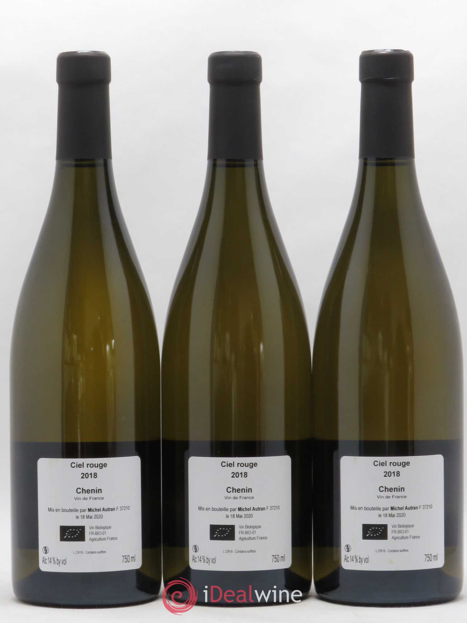 Vin de France Ciel Rouge Michel Autran 2018 - Lot de 3 bouteilles - 1
