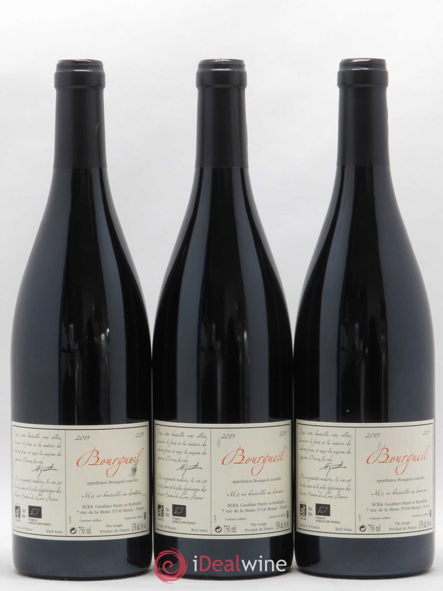 Bourgueil Jour de Soif Domaine du Bel Air 2019 - Lot de 3 bouteilles - 1