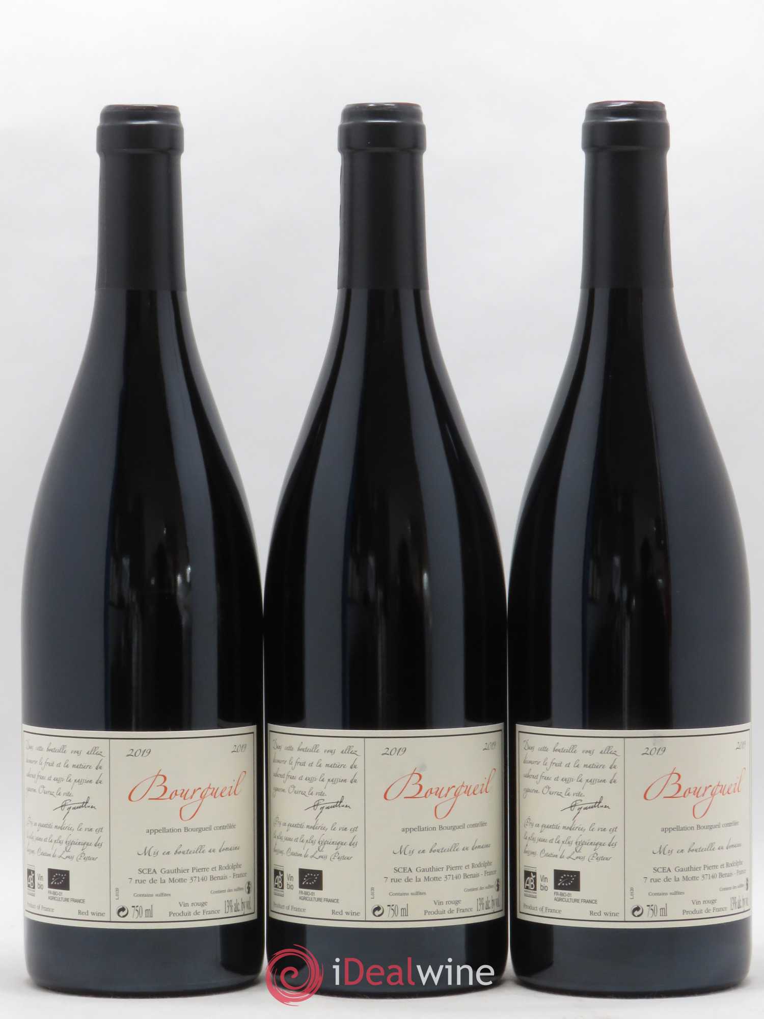 Bourgueil Jour de Soif Domaine du Bel Air 2019 - Lot de 3 bouteilles - 1