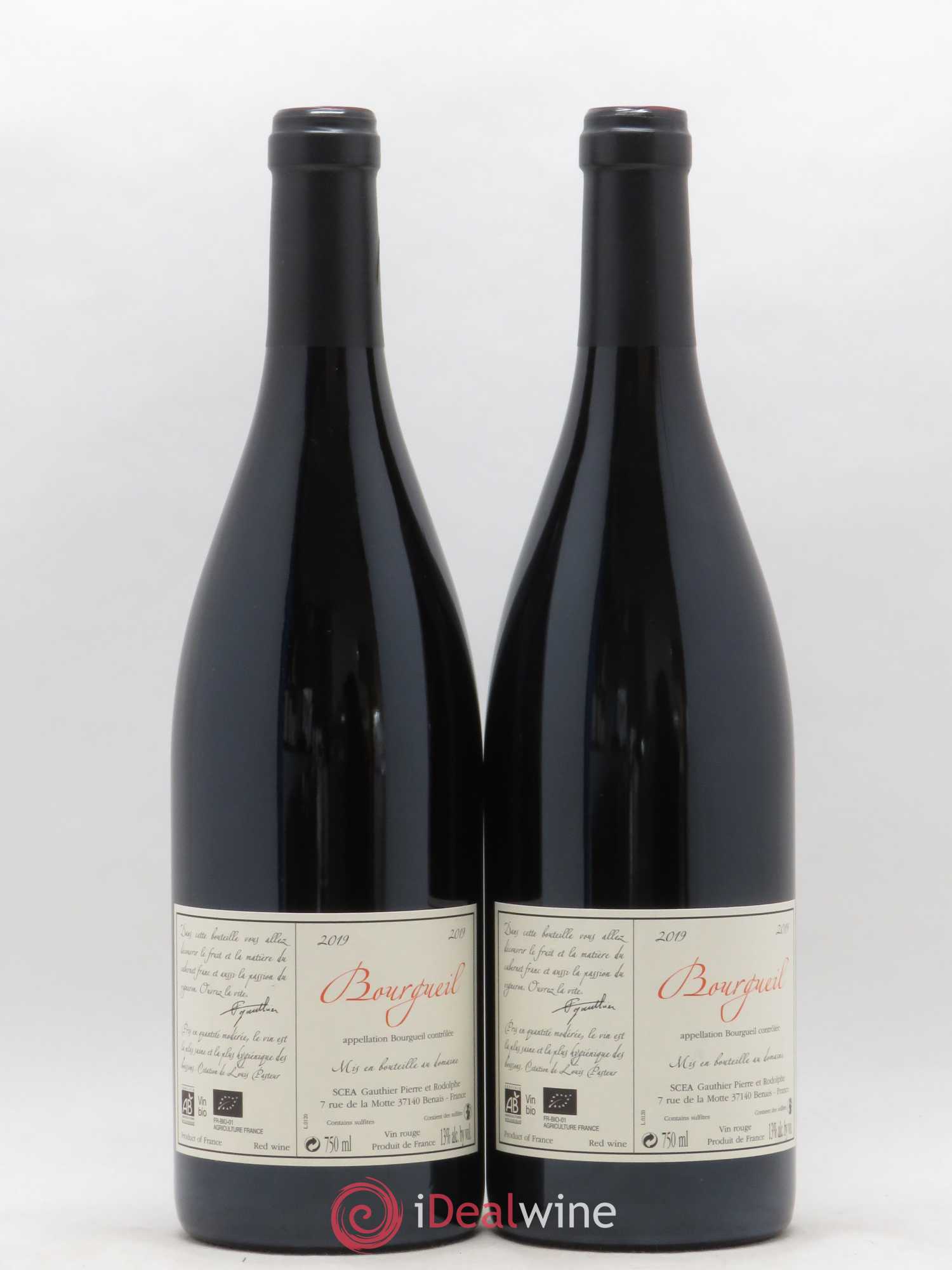 Bourgueil Jour de Soif Domaine du Bel Air 2019 - Lotto di 2 bottiglie - 1