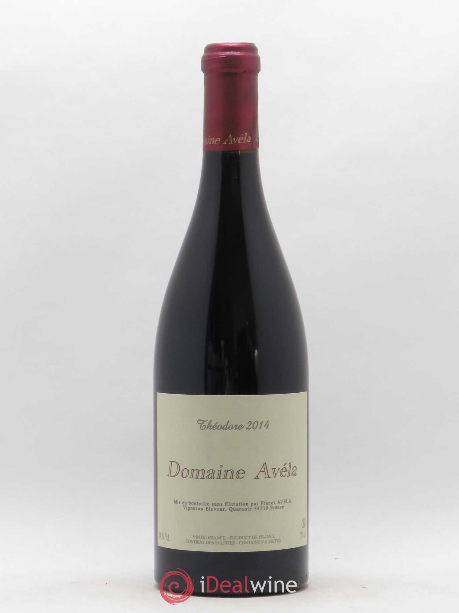 Vin de France Théodore F Avéla 2014 - Posten von 1 Flasche - 0