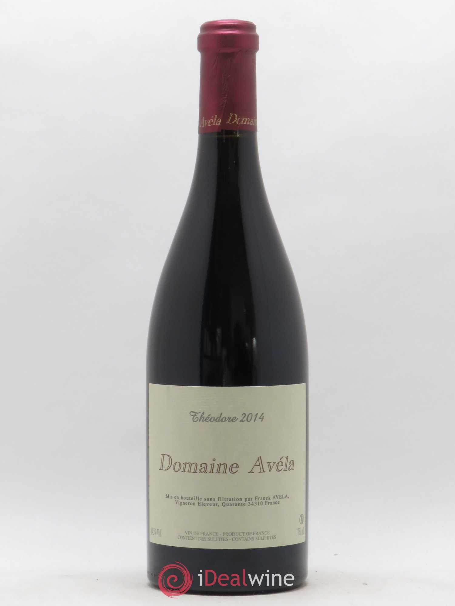 Vin de France Théodore F Avéla 2014 - Posten von 1 Flasche - 0