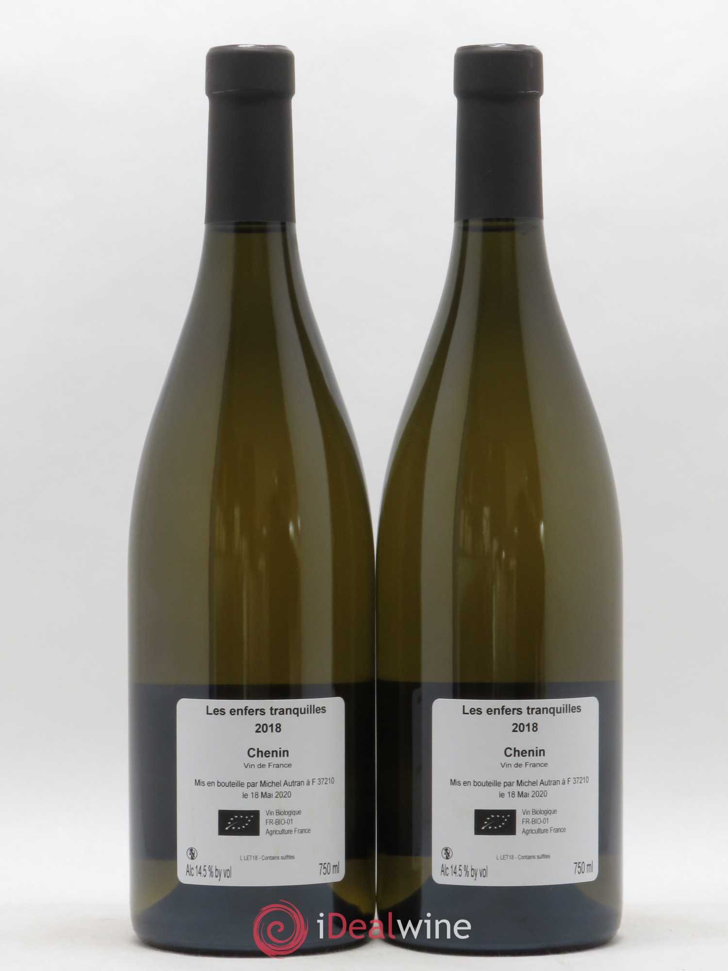 Vin de France Les Enfers Tranquilles Michel Autran 2018 - Posten von 2 Flaschen - 1