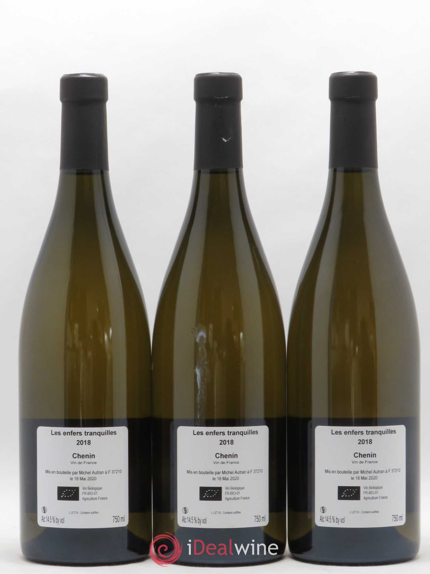 Vin de France Les Enfers Tranquilles Michel Autran 2018 - Posten von 3 Flaschen - 1