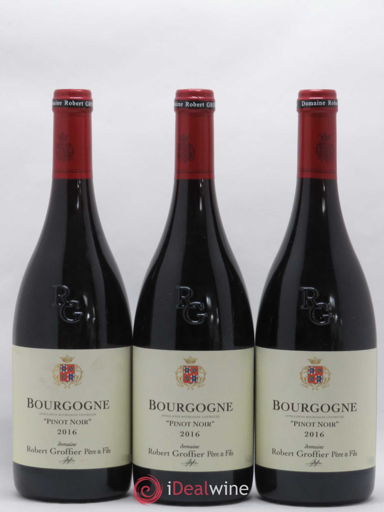 Bourgogne Robert Groffier Père & Fils (Domaine) 2016 - Lot de 3 bouteilles - 0