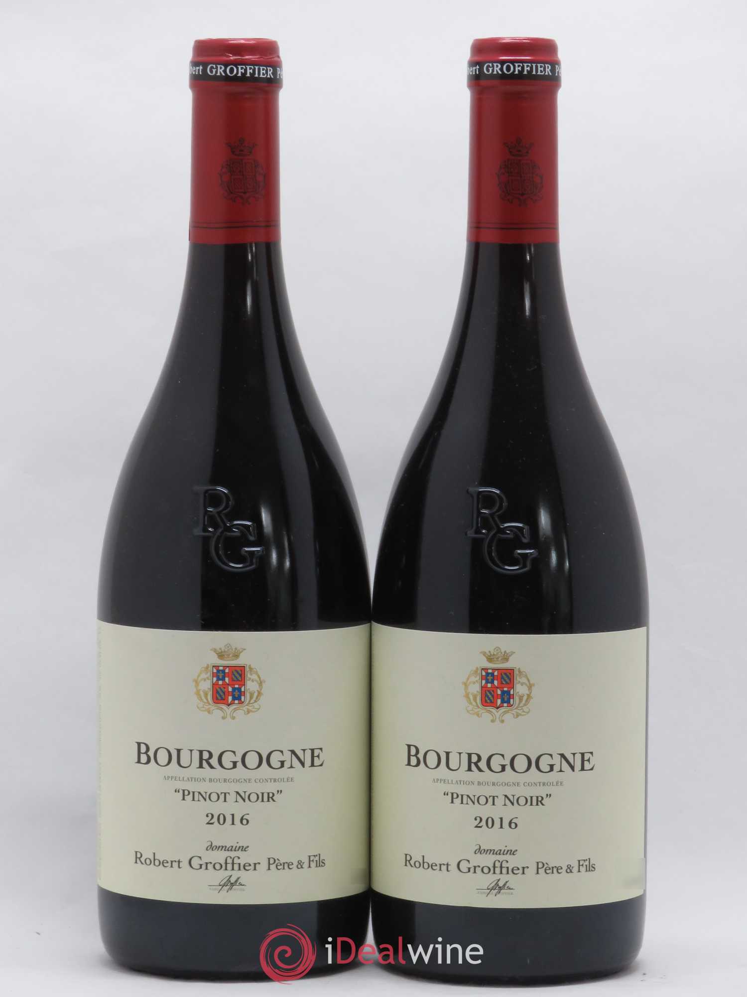 Bourgogne Robert Groffier Père & Fils (Domaine) 2016 - Lot de 2 bouteilles - 0