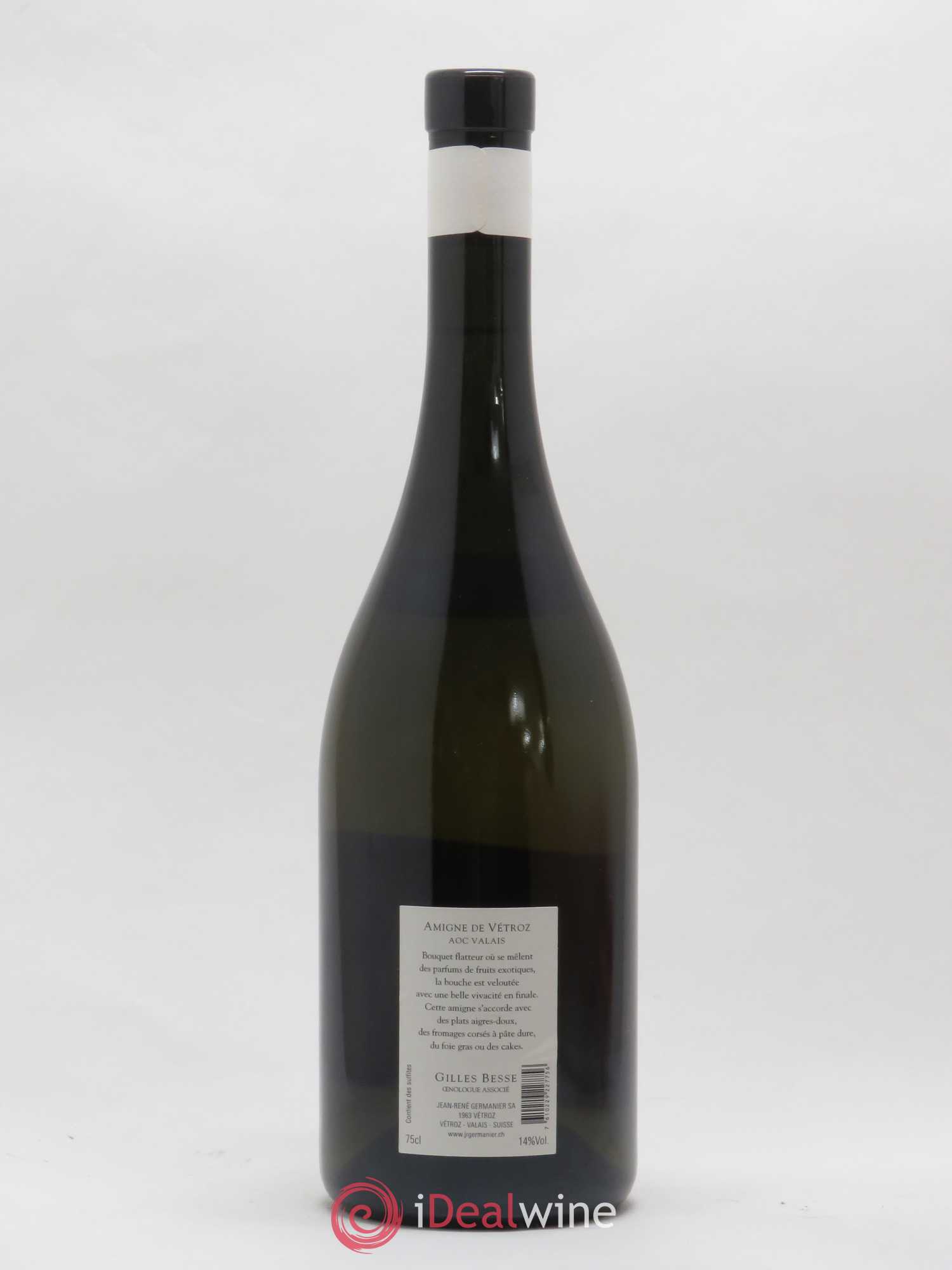 Vins Etrangers AOC Valais Amigne de Vetroz Germanier (sans prix de réserve) 2012 - Posten von 1 Flasche - 1