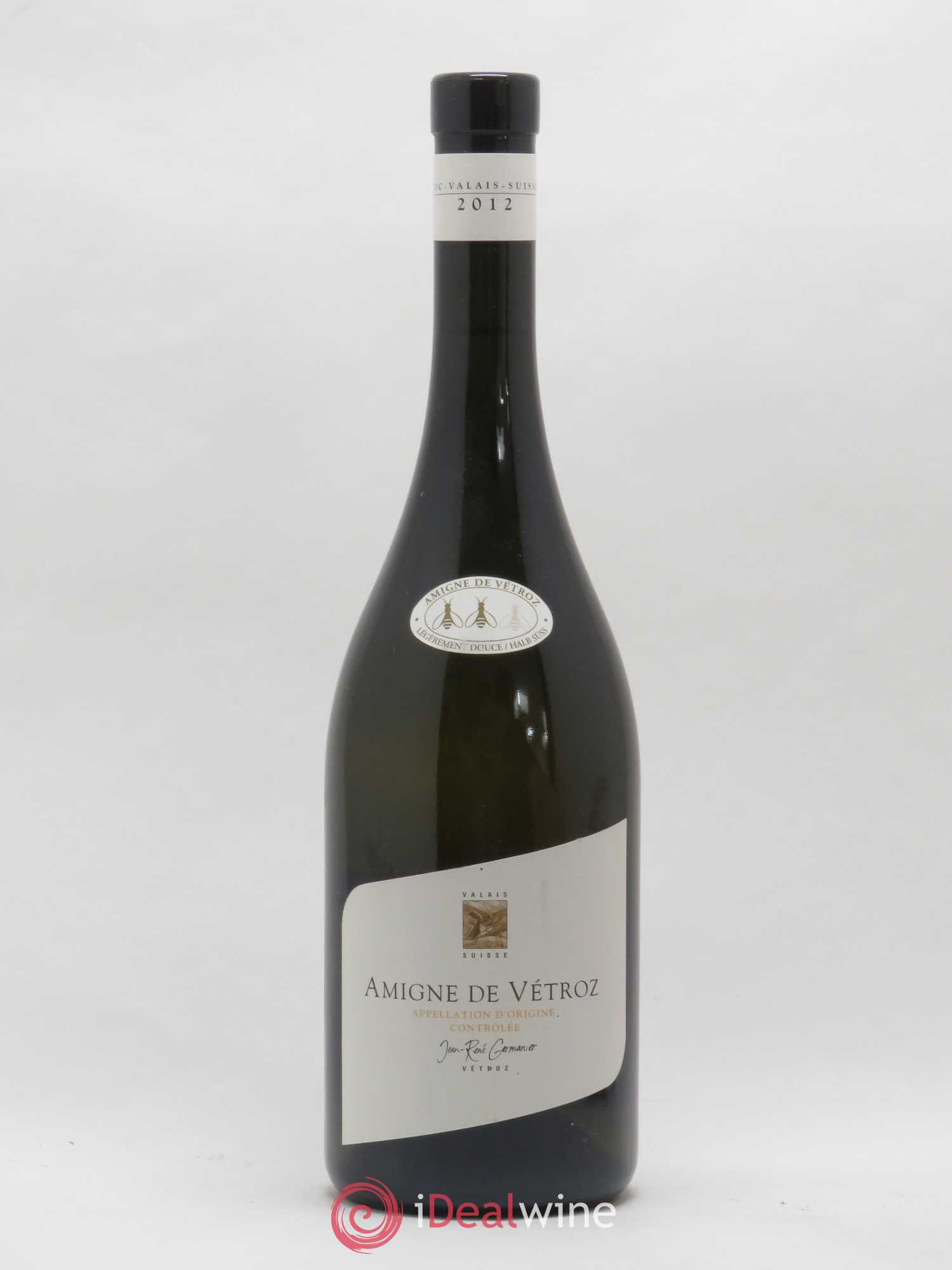 Vins Etrangers AOC Valais Amigne de Vetroz Germanier (sans prix de réserve) 2012 - Posten von 1 Flasche - 0