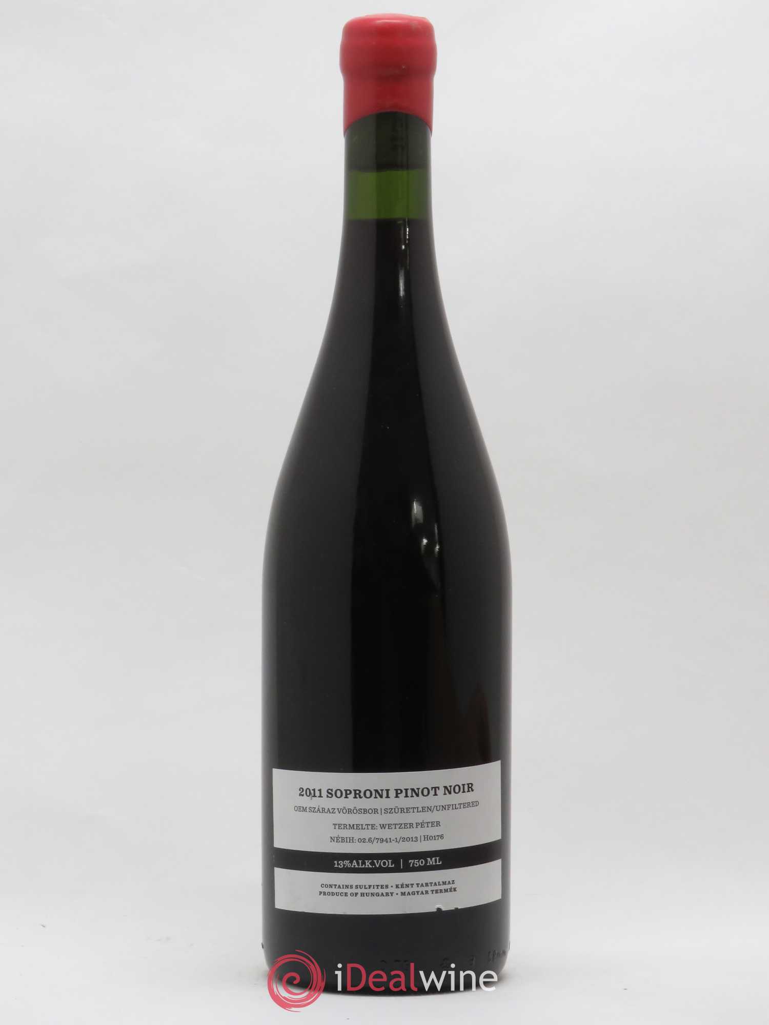 Vins Etrangers Hongrie Wetzer Pinot noir Soproni (sans prix de réserve) 2011 - Posten von 1 Flasche - 1