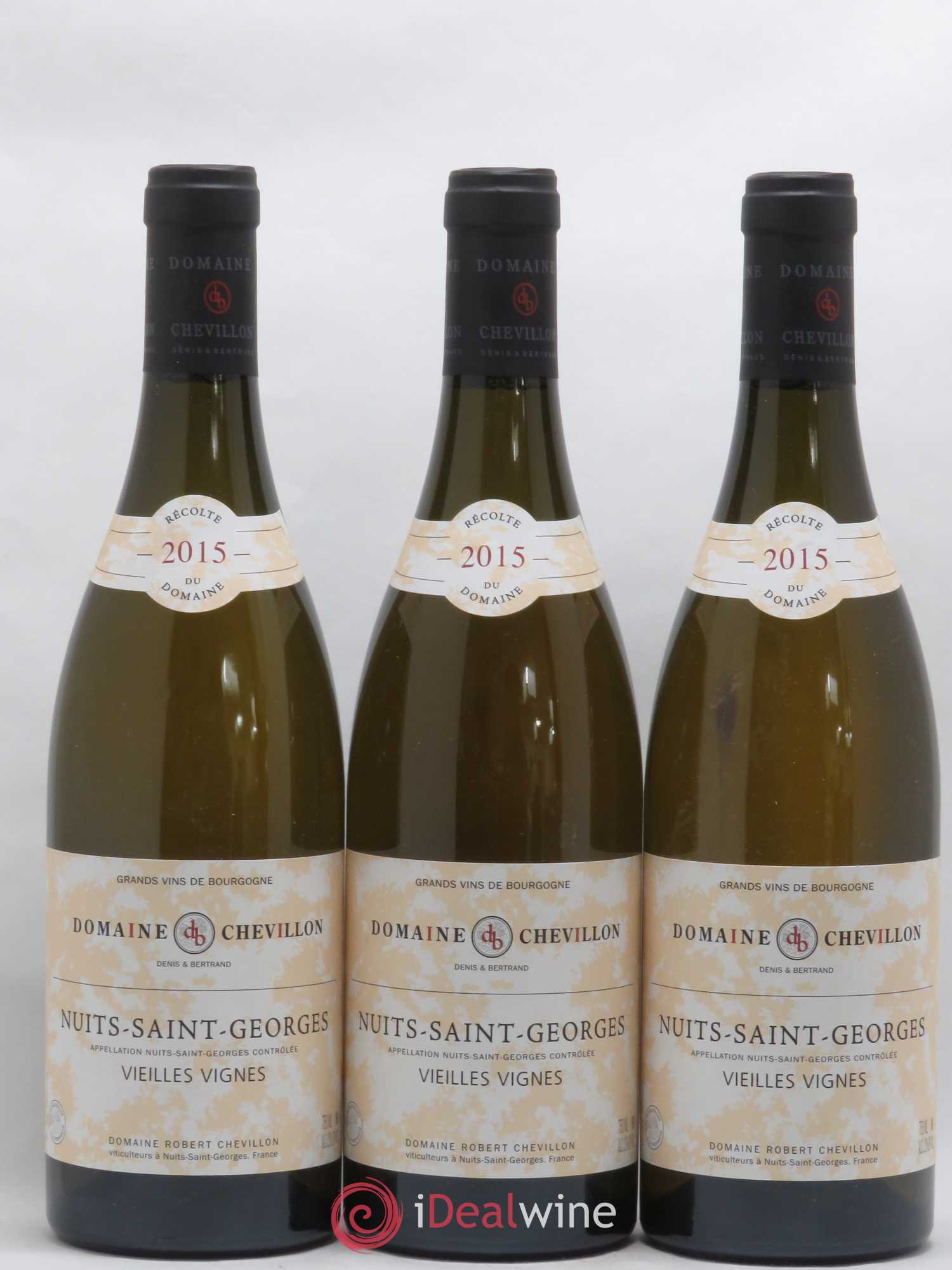 Nuits-Saint-Georges Vieilles Vignes Robert Chevillon 2015 - Lot de 3 bouteilles - 0