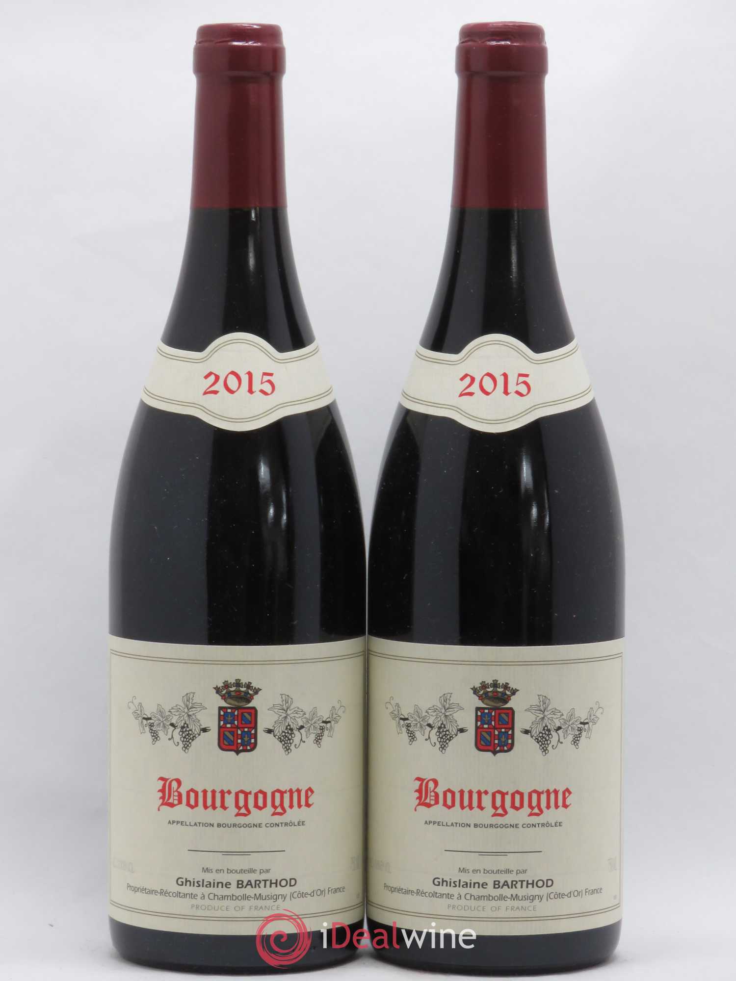 Bourgogne Ghislaine Barthod 2015 - Lot de 2 bouteilles - 0