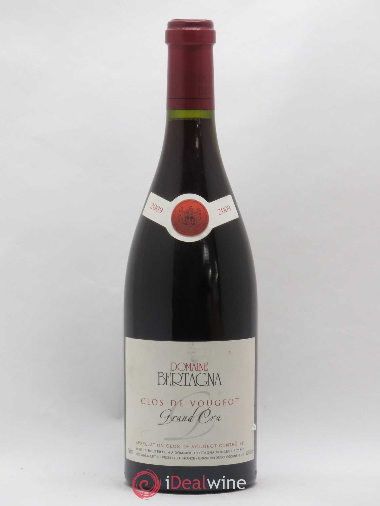 Clos de Vougeot Grand Cru Bertagna 2009 - Lot de 1 bouteille - 0