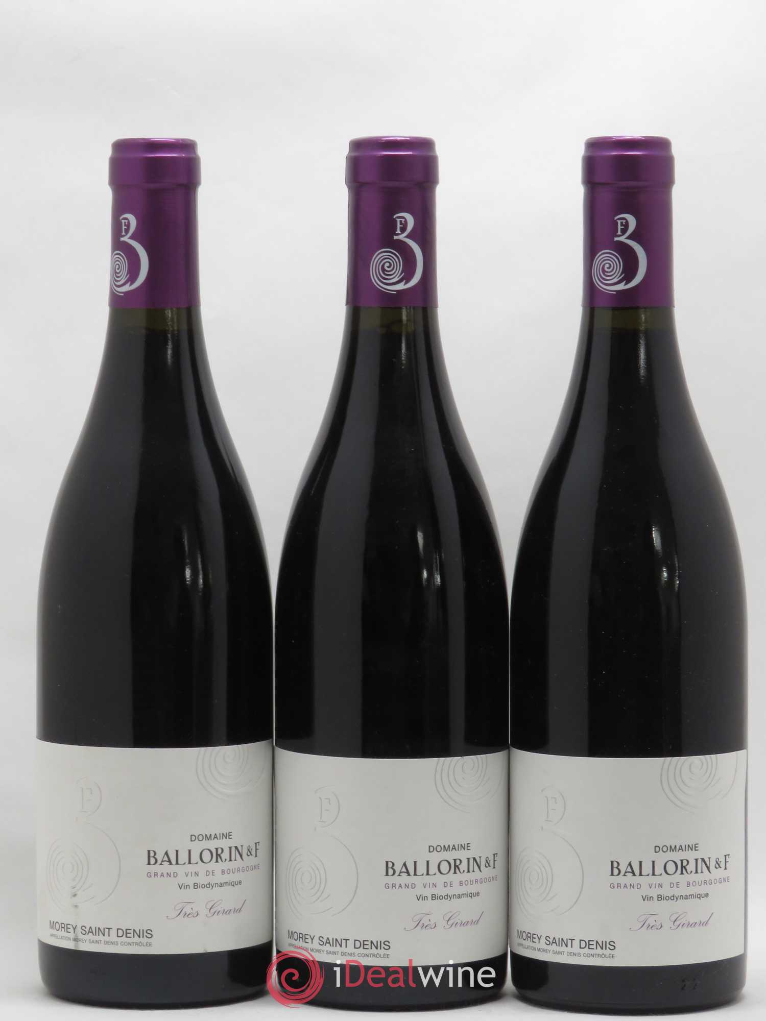 Morey-Saint-Denis Ballorin Très Girard 2014 - Posten von 3 Flaschen - 0