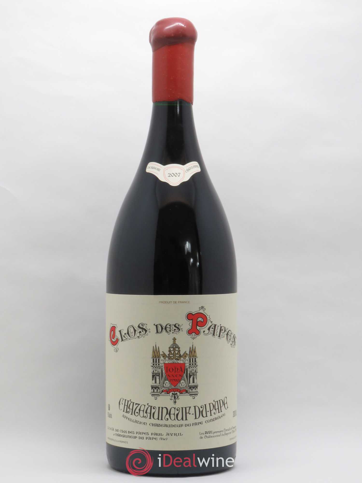 Châteauneuf-du-Pape Clos des Papes - Paul Avril 2007 - Lot de 1 double magnum - 0