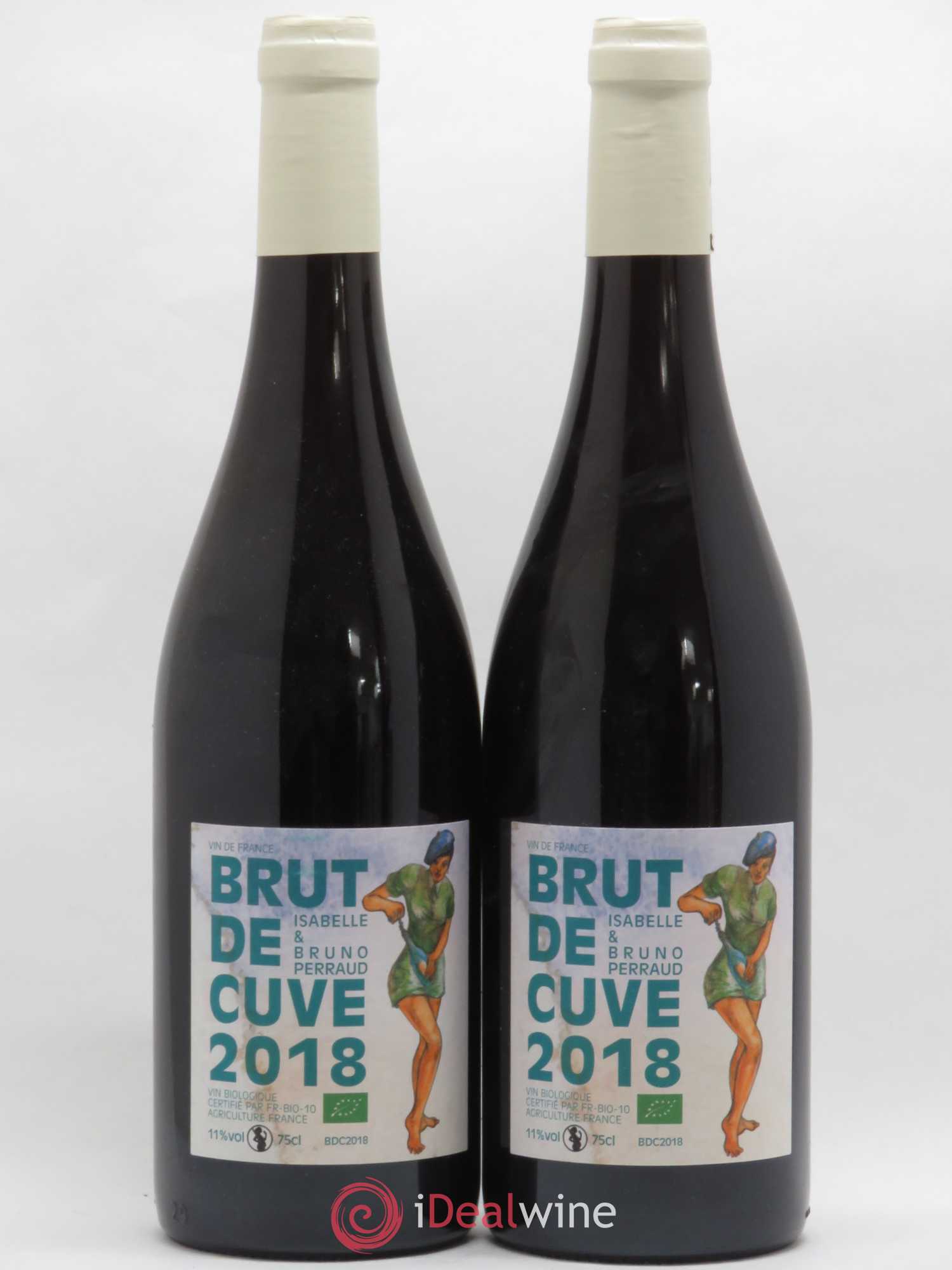 Vin de France Brut de cuve Perraud 2018 - Posten von 2 Flaschen - 0