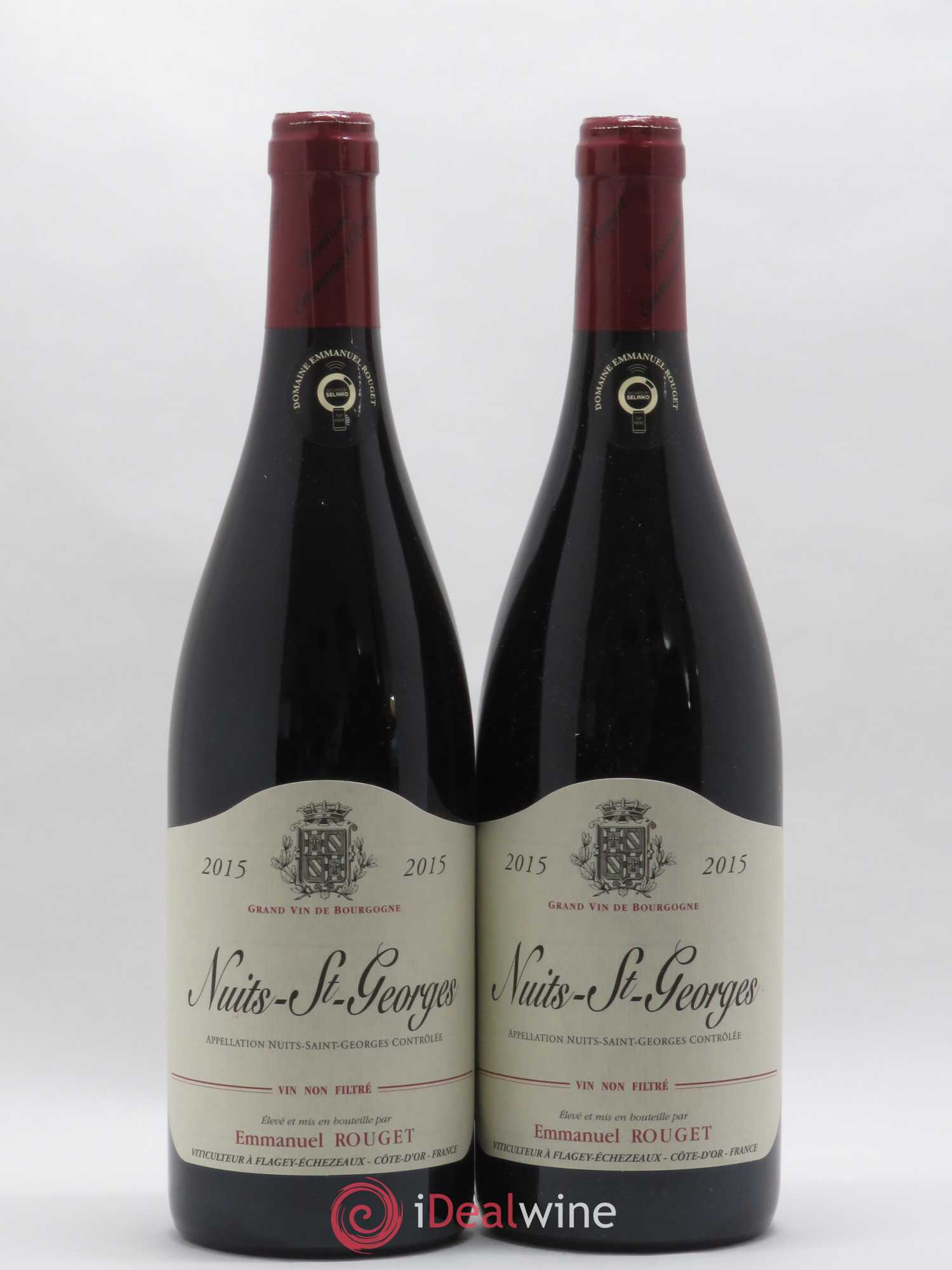 Nuits-Saint-Georges Emmanuel Rouget 2015 - Lot de 2 bouteilles - 0