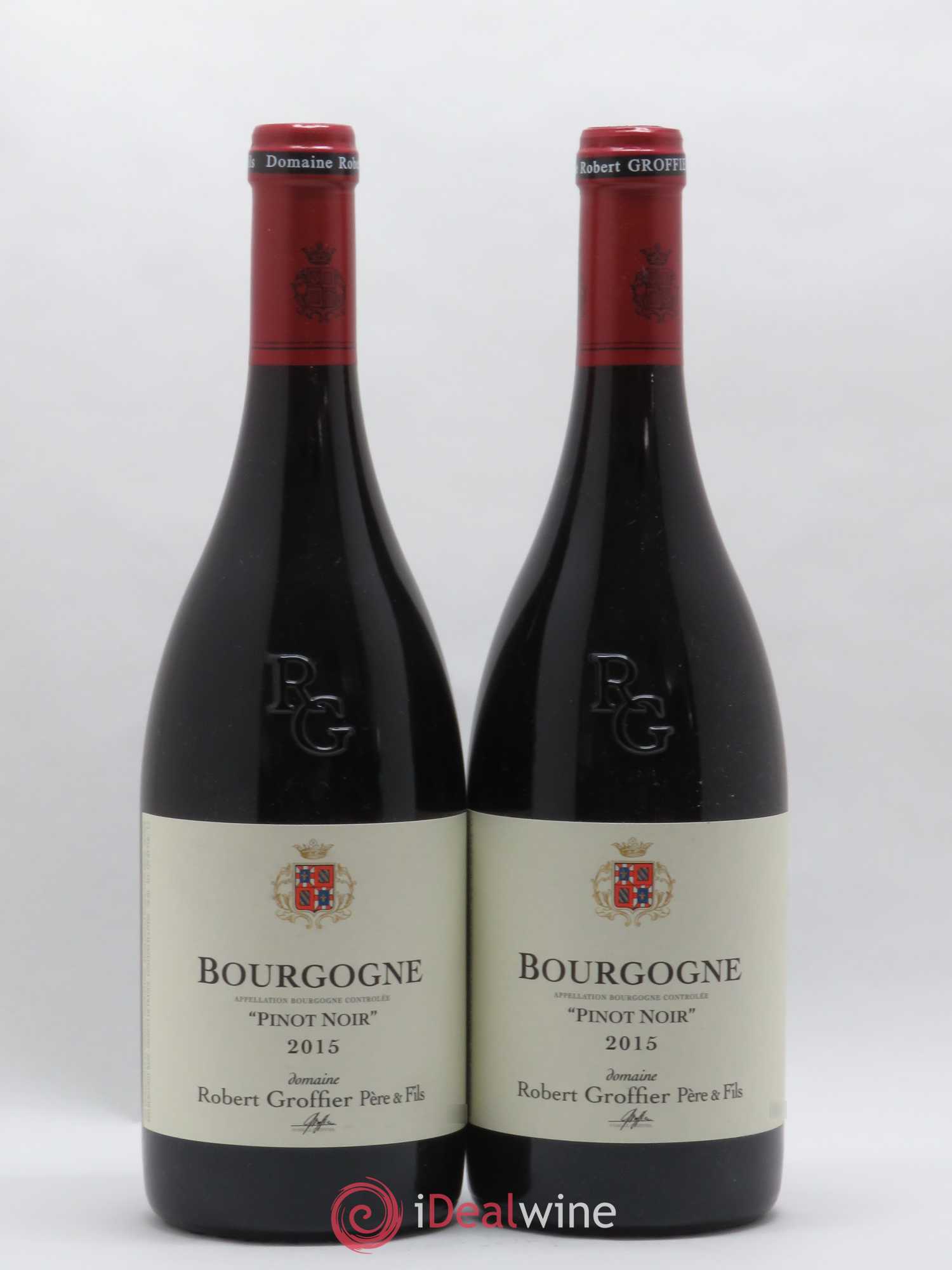 Bourgogne Robert Groffier Père & Fils (Domaine) pinot noir 2015 - Lot de 2 bouteilles - 0