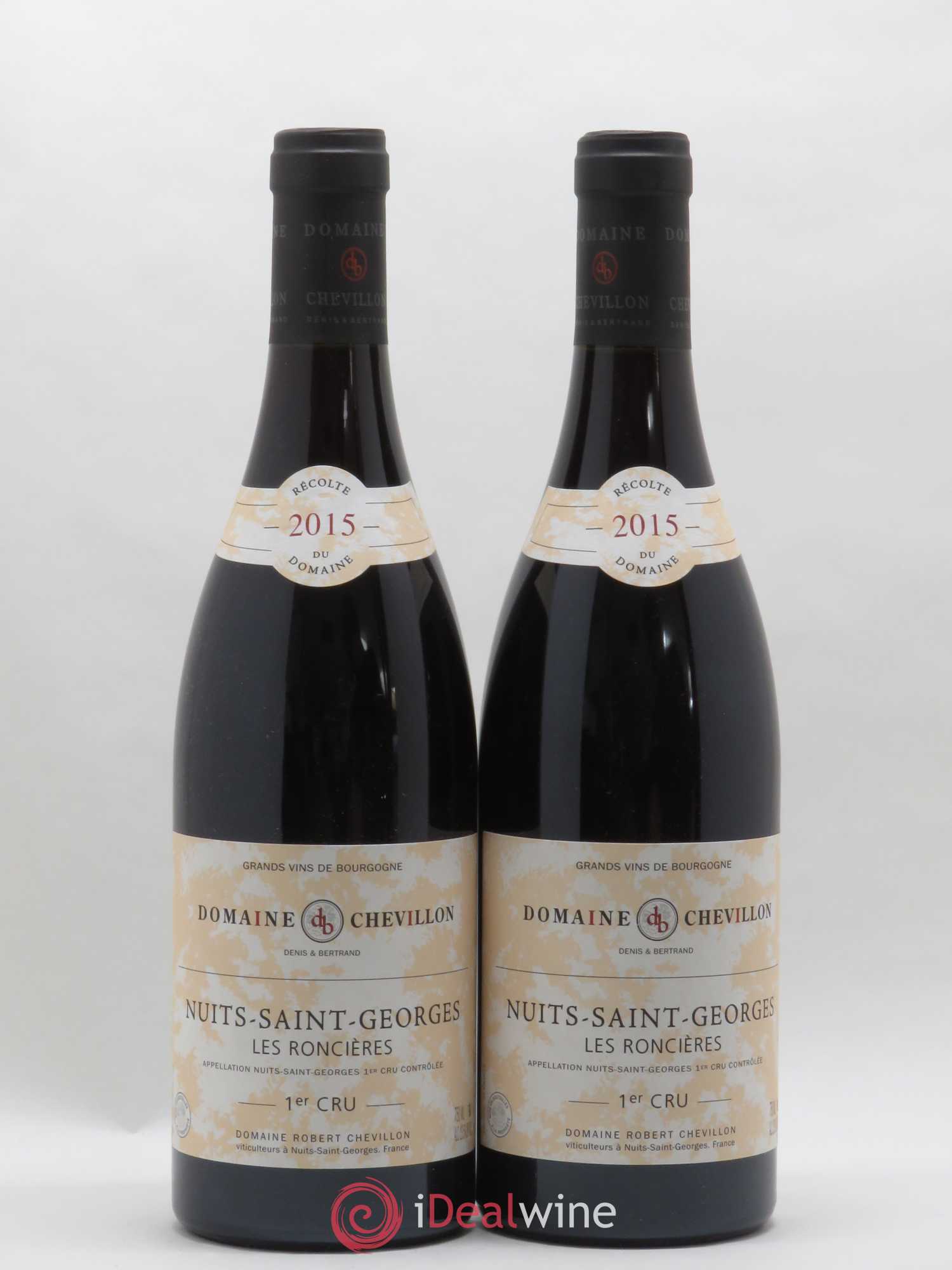 Nuits-Saint-Georges 1er Cru Les Roncières Robert Chevillon 2015 - Lot de 2 bouteilles - 0