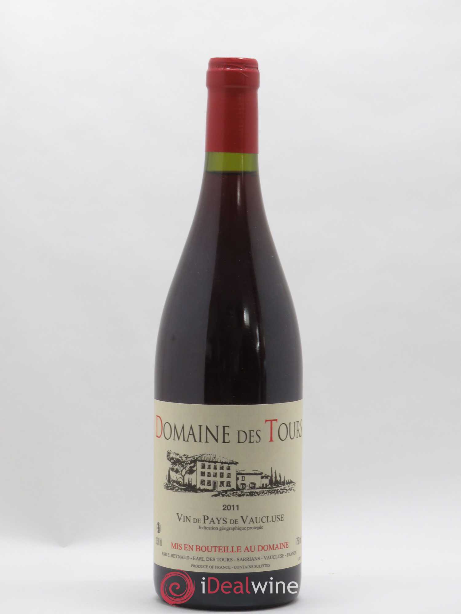 Vaucluse (Vin de Pays de Vaucluse) Domaine des Tours Emmanuel Reynaud 2011 - Lot de 1 bouteille - 0