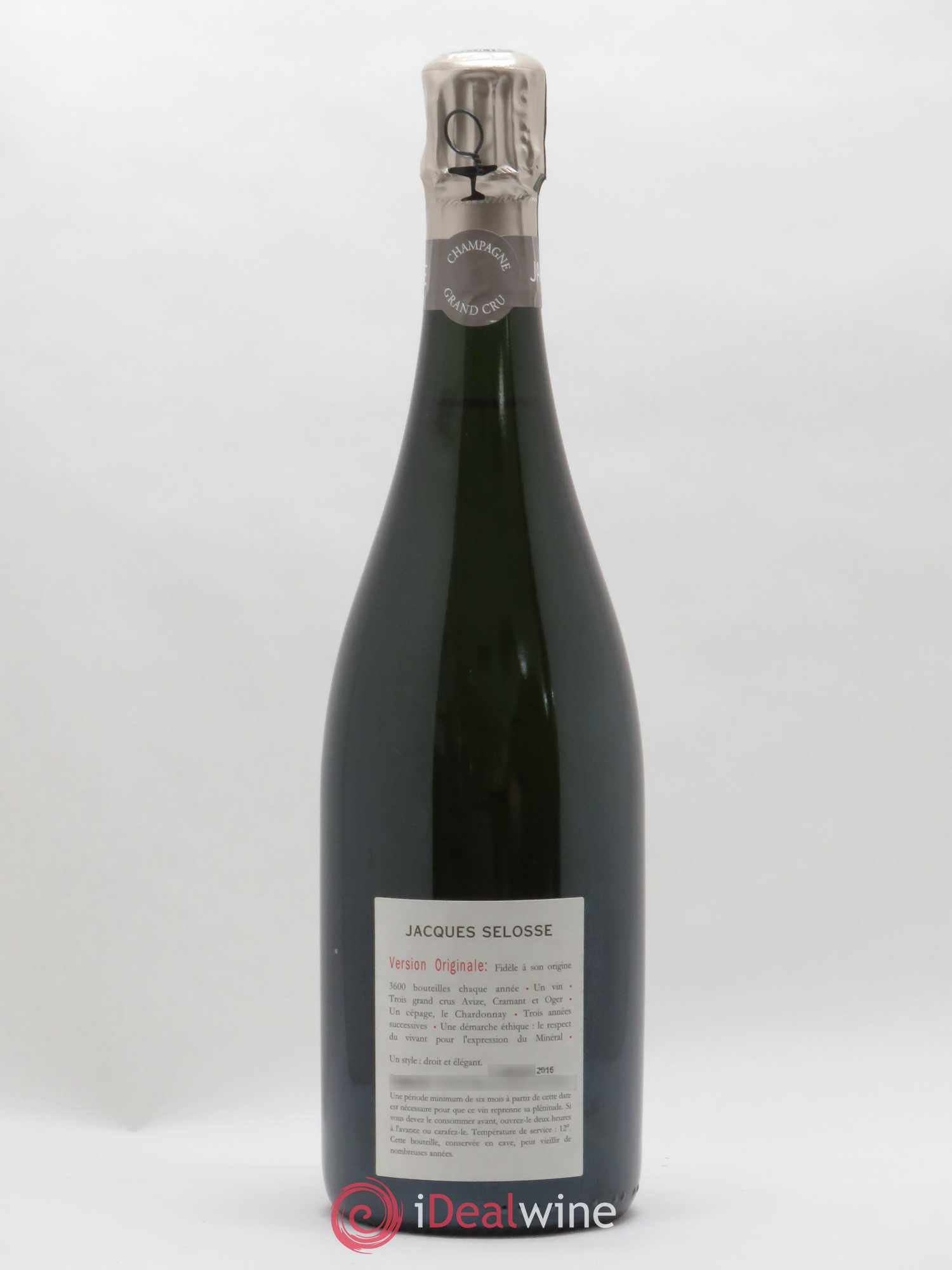 Version Originale Jacques Selosse - Lot de 1 bouteille - 1