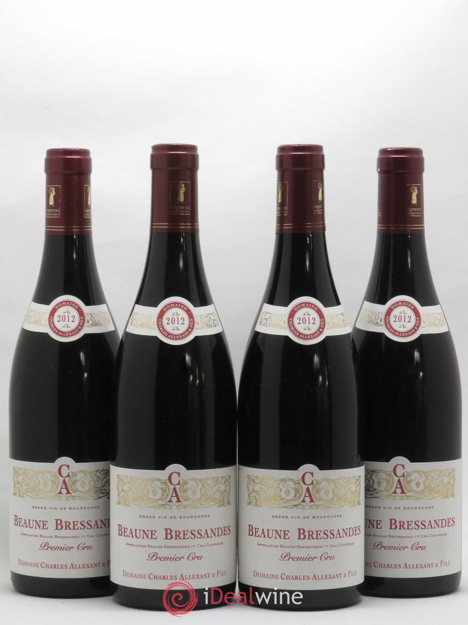Beaune 1er Cru Bressandes Domaine Charles Allexant 2012 - Posten von 4 Flaschen - 0