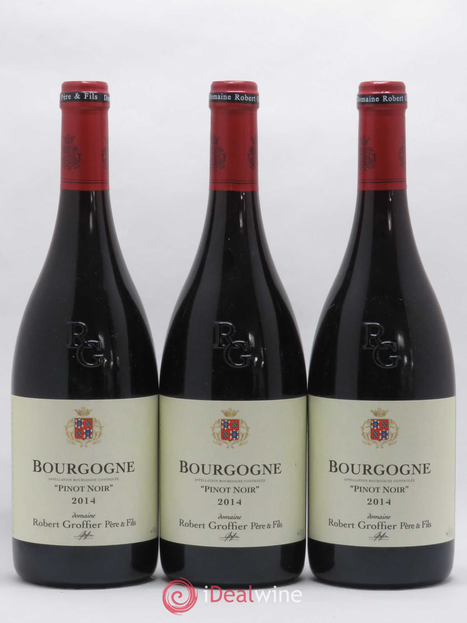 Bourgogne Robert Groffier Père & Fils (Domaine) 2014 - Lot de 3 bouteilles - 0