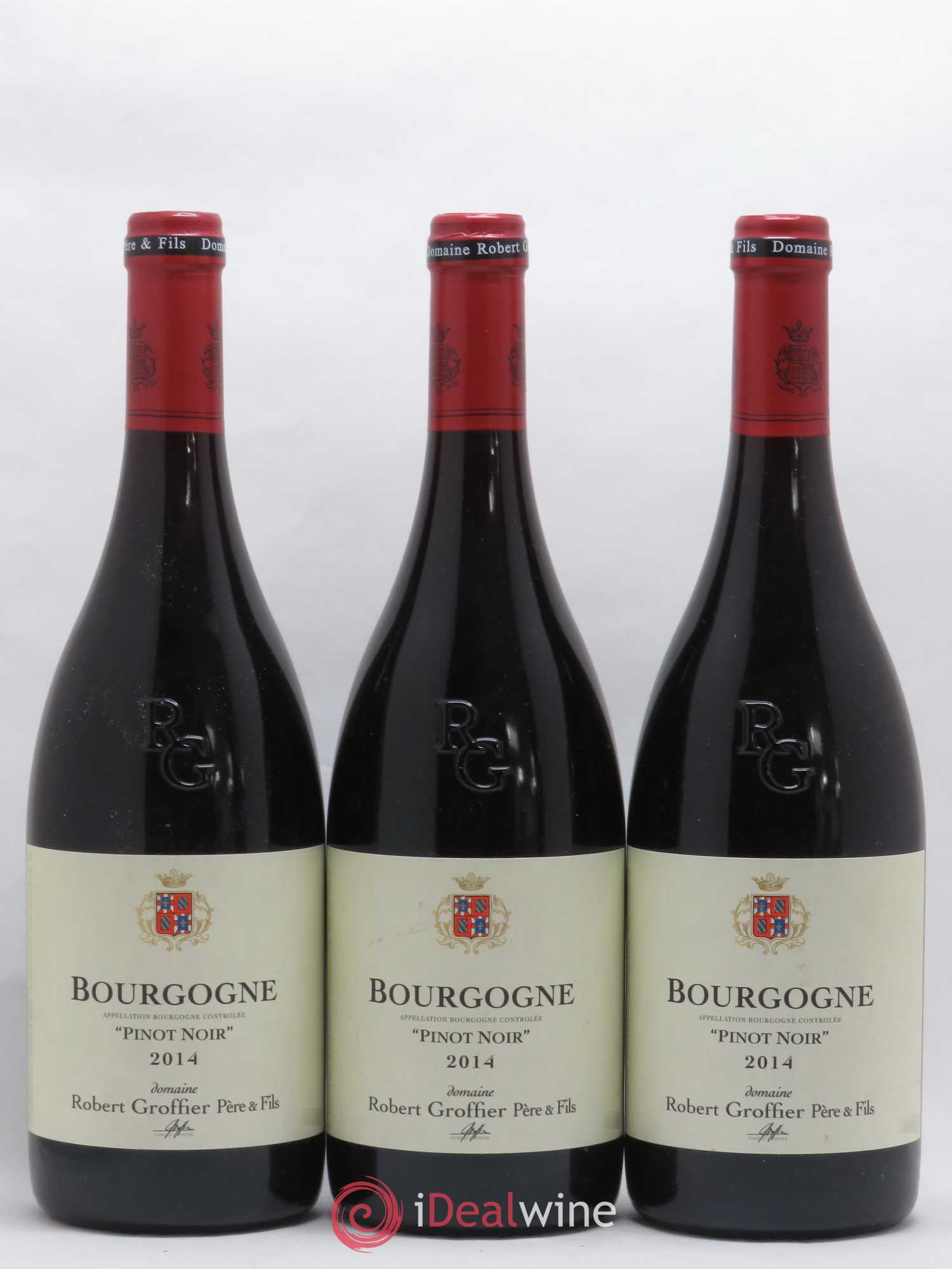 Bourgogne Robert Groffier Père & Fils (Domaine) 2014 - Lot de 3 bouteilles - 0