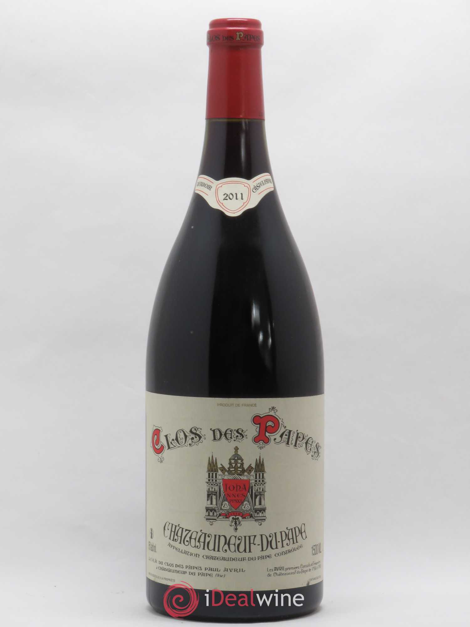 Châteauneuf-du-Pape Clos des Papes - Paul Avril 2011 - Lot de 1 magnum - 0