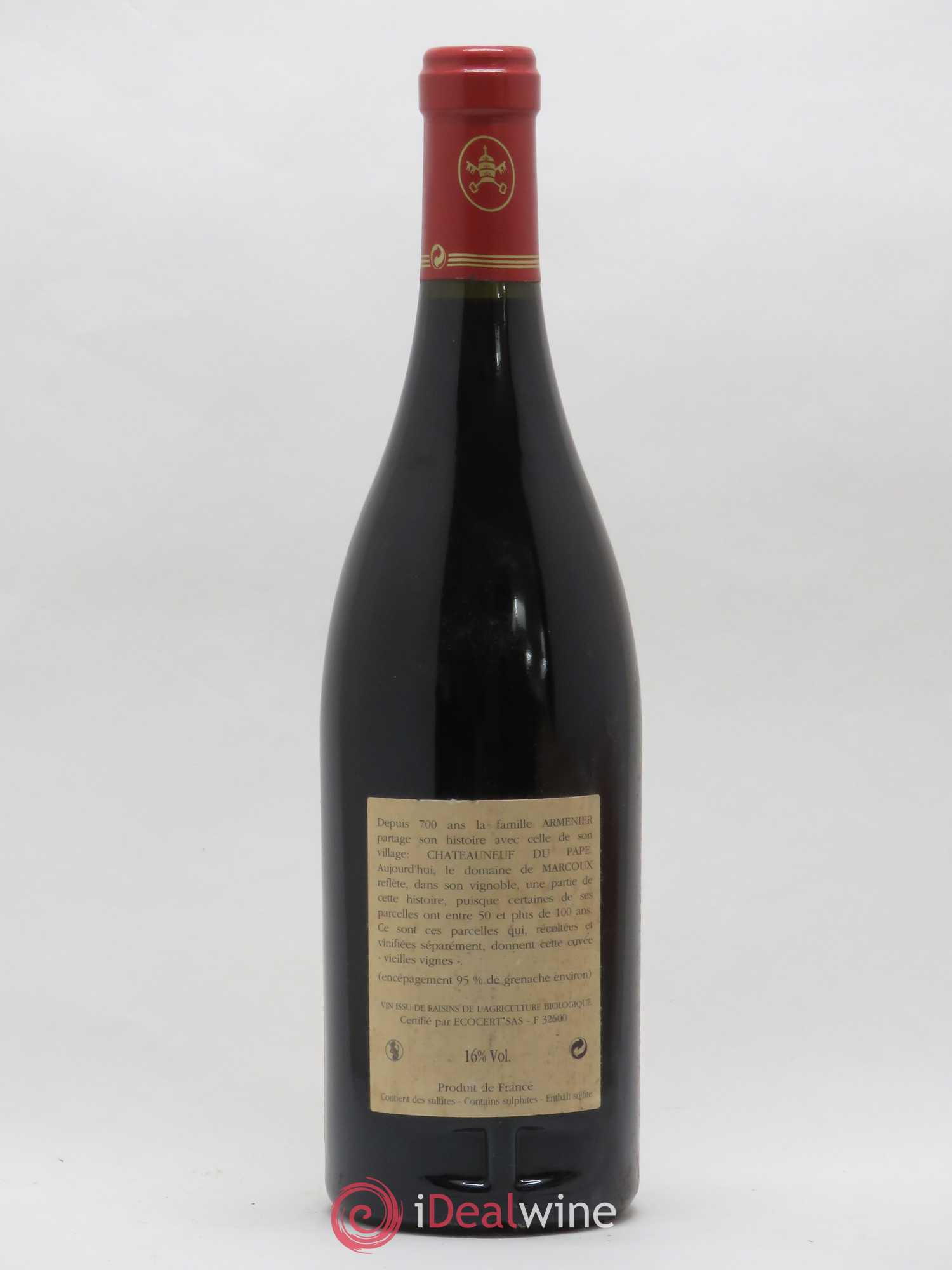 Châteauneuf-du-Pape Vieilles Vignes Marcoux (Domaine de) 2007 - Posten von 1 Flasche - 1