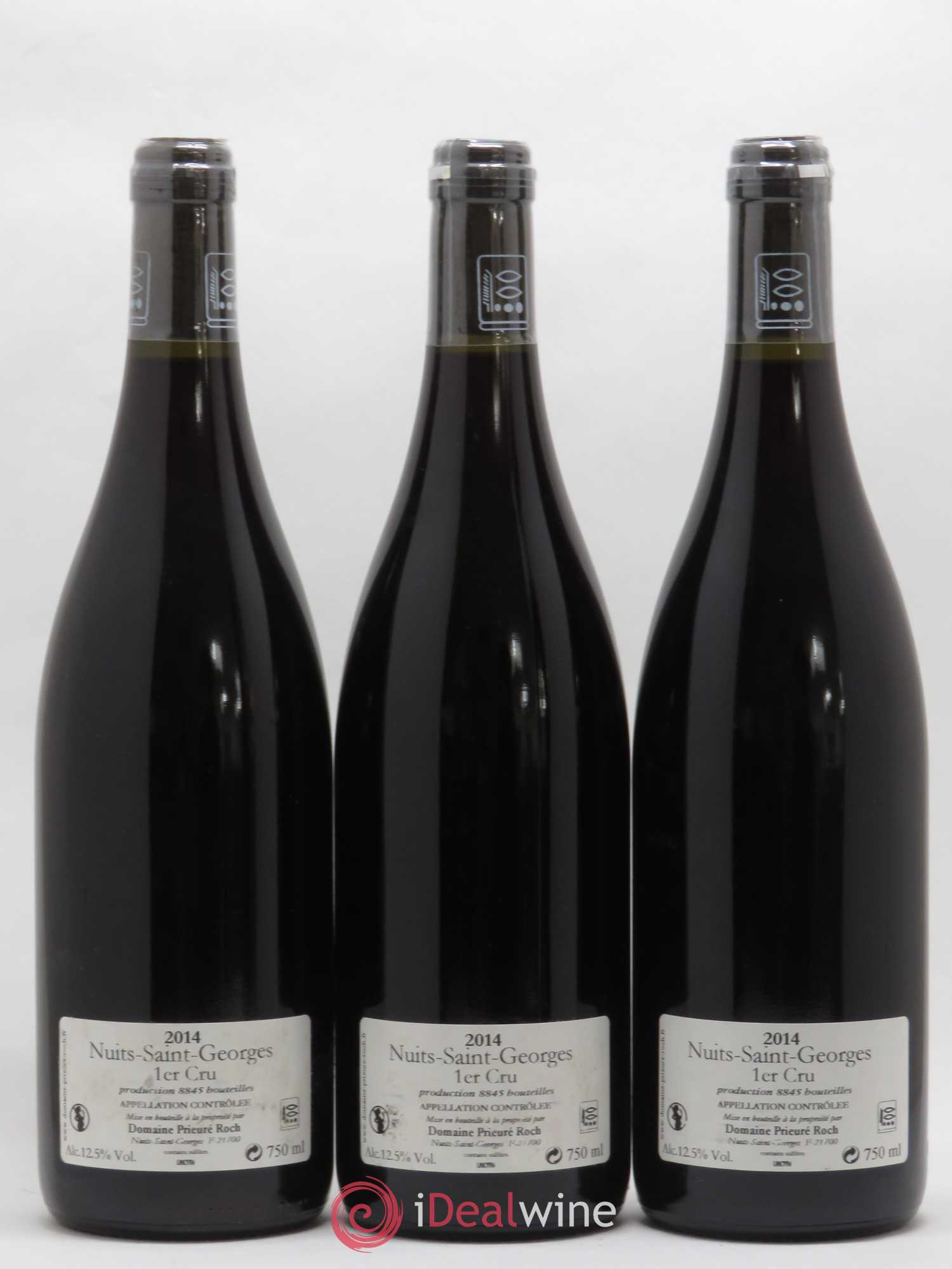Nuits-Saint-Georges 1er Cru Vieilles Vignes Prieuré Roch 2014 - Lot de 3 bouteilles - 1
