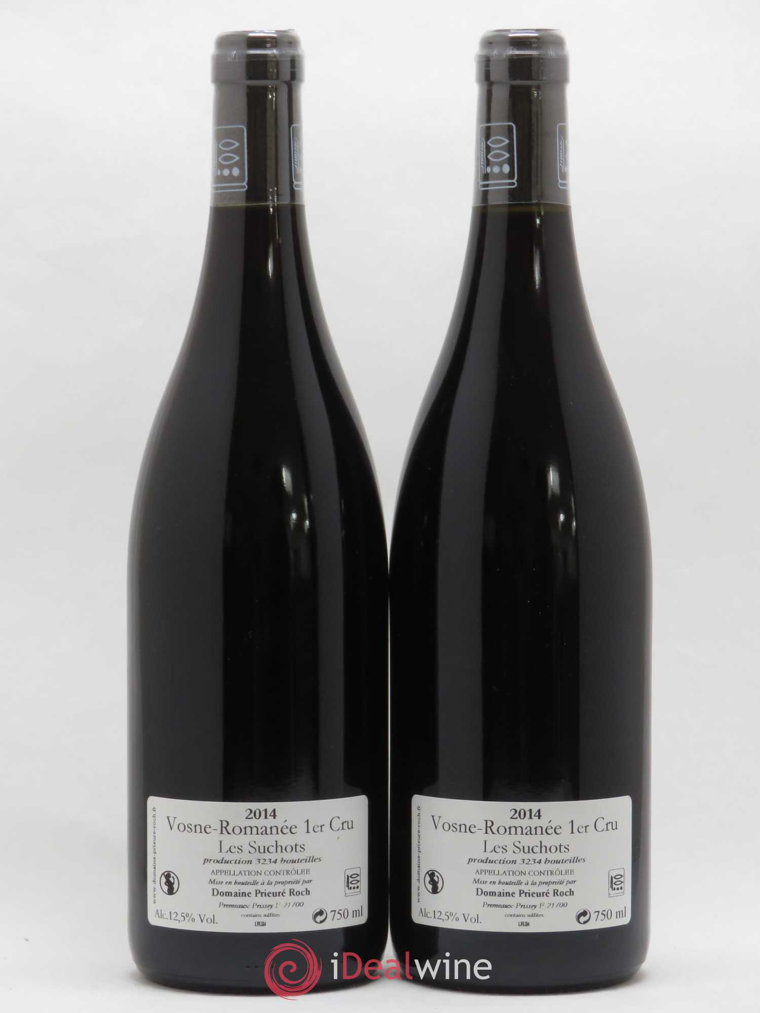 Vosne-Romanée 1er Cru Les Suchots Prieuré Roch 2014 - Lot de 2 bouteilles - 1
