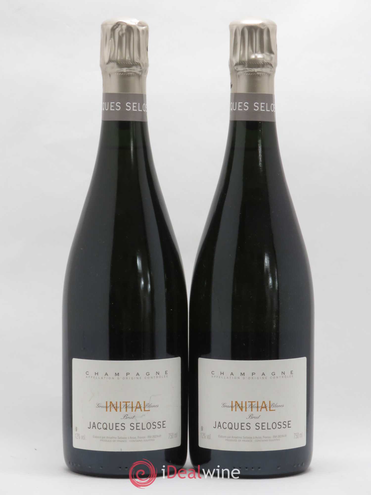 Initial Brut Jacques Selosse - Lot de 2 bouteilles - 0