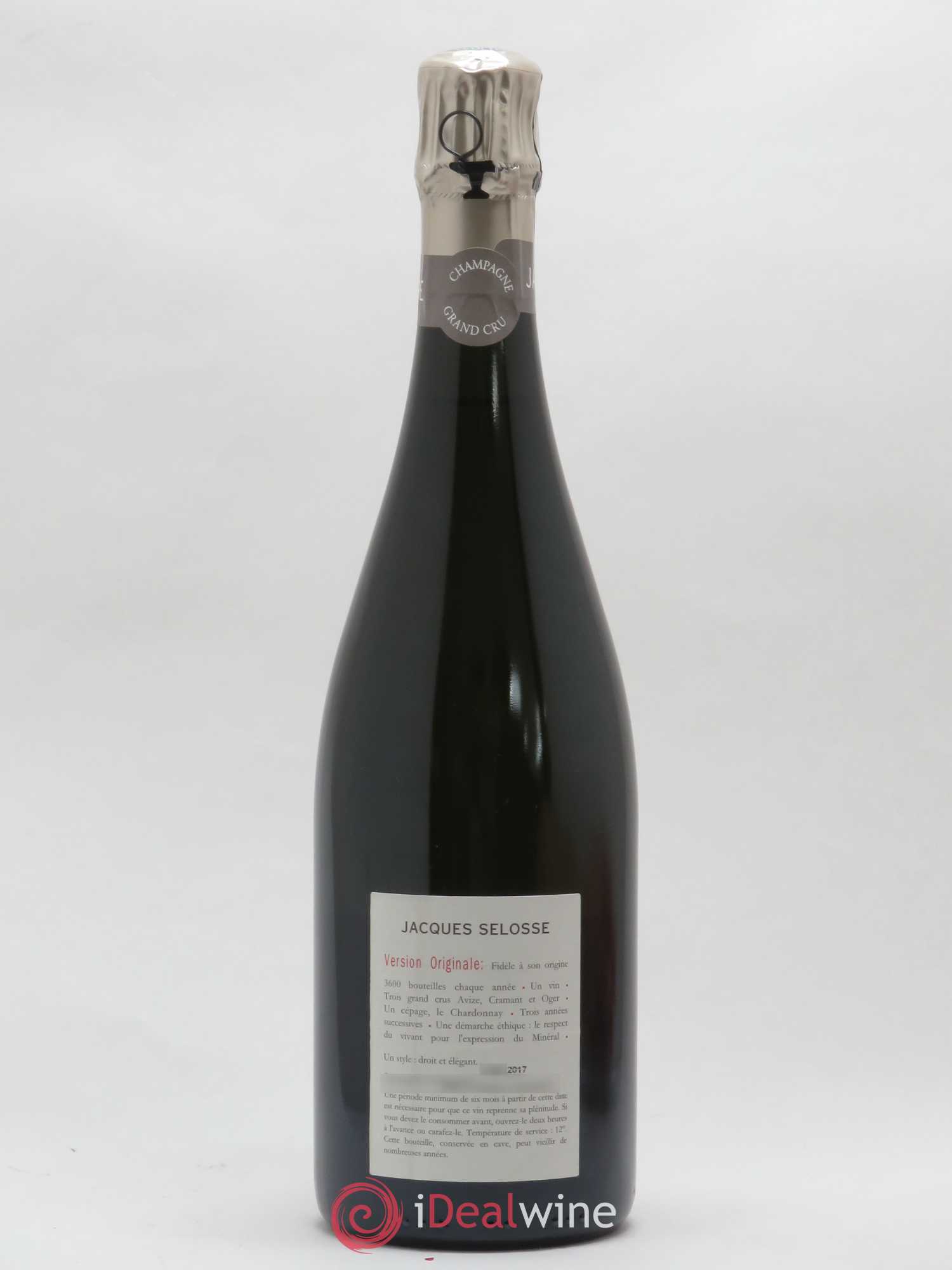 Version Originale Jacques Selosse - Posten von 1 Flasche - 1