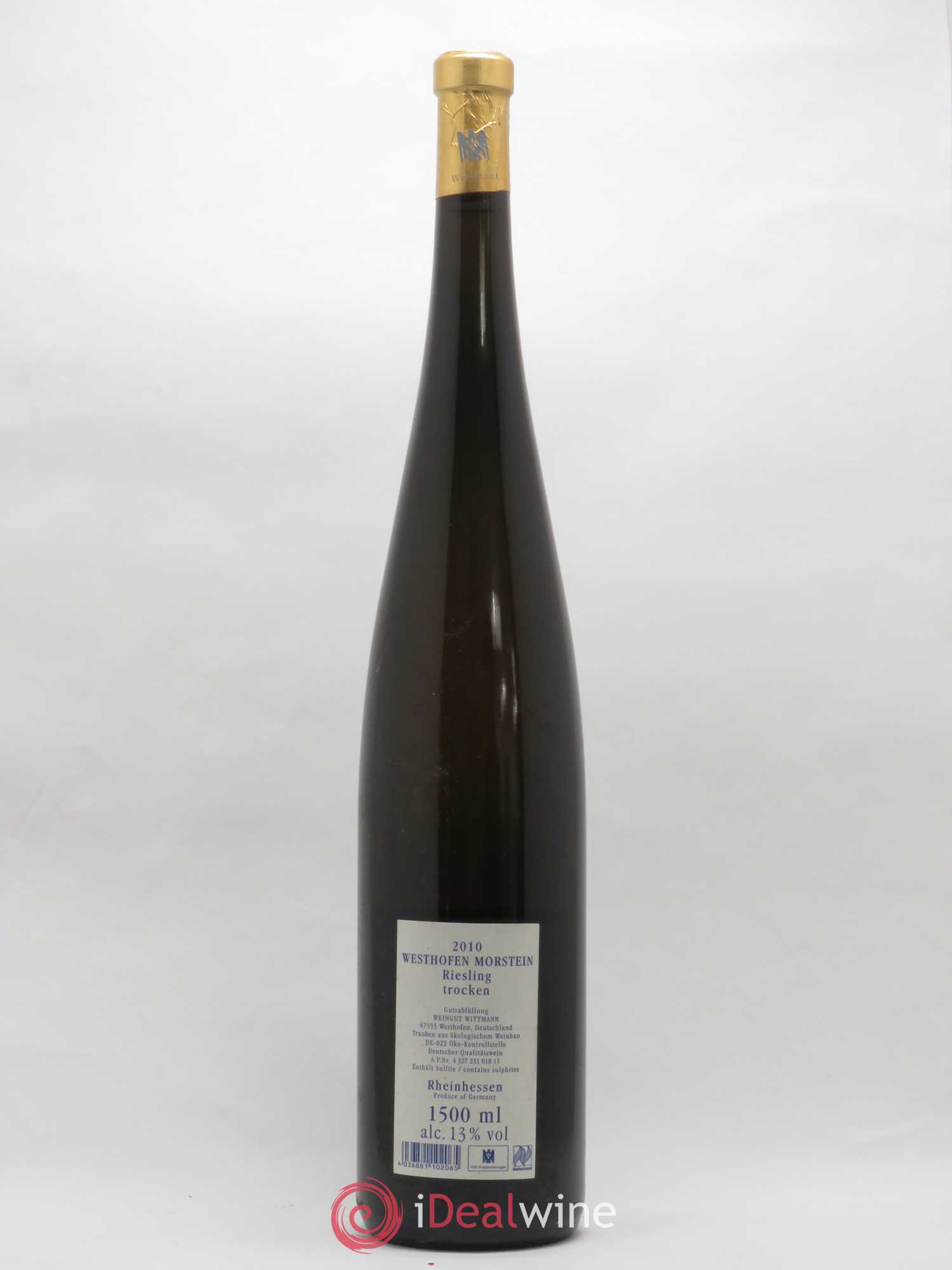 Allemagne Rheinhessen Riesling Trocken Westhofen Morstein GG Wittmann 2010 - Posten von 1 Magnum - 1