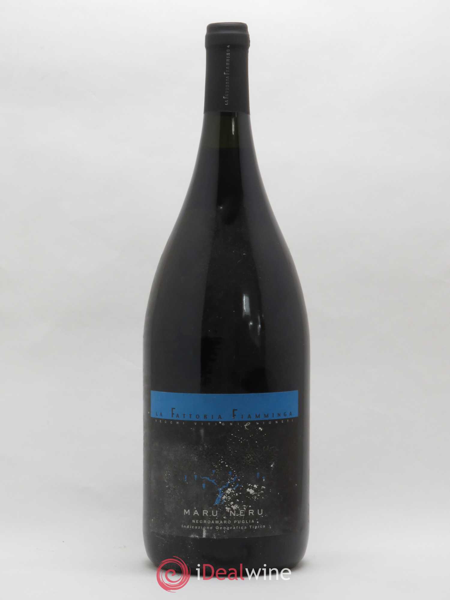 IGT Sicile Negroamaro Puglia Maru Neru Fattoria Fiamminga 2002 - Posten von 1 Magnum - 0