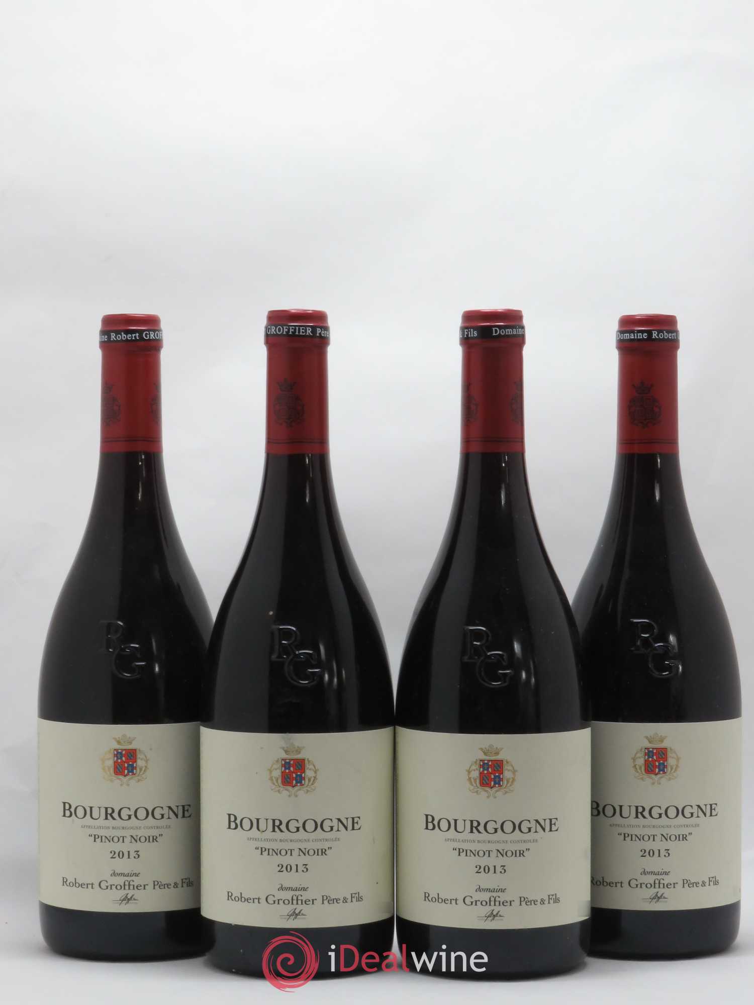 Bourgogne Robert Groffier Père & Fils (Domaine) 2013 - Lot de 4 bouteilles - 0