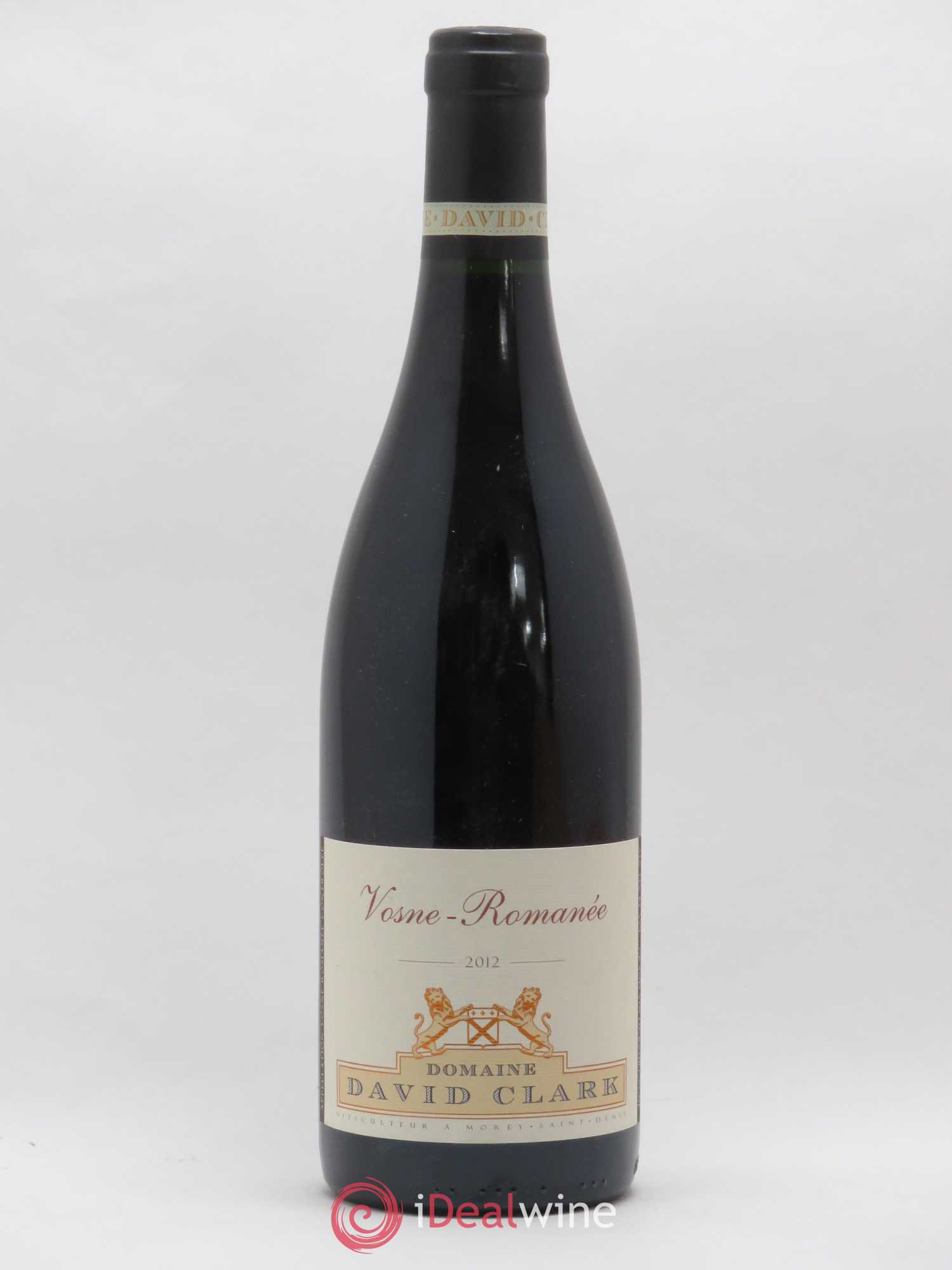 Vosne-Romanée David Clark 2012 - Lot de 1 bouteille - 0