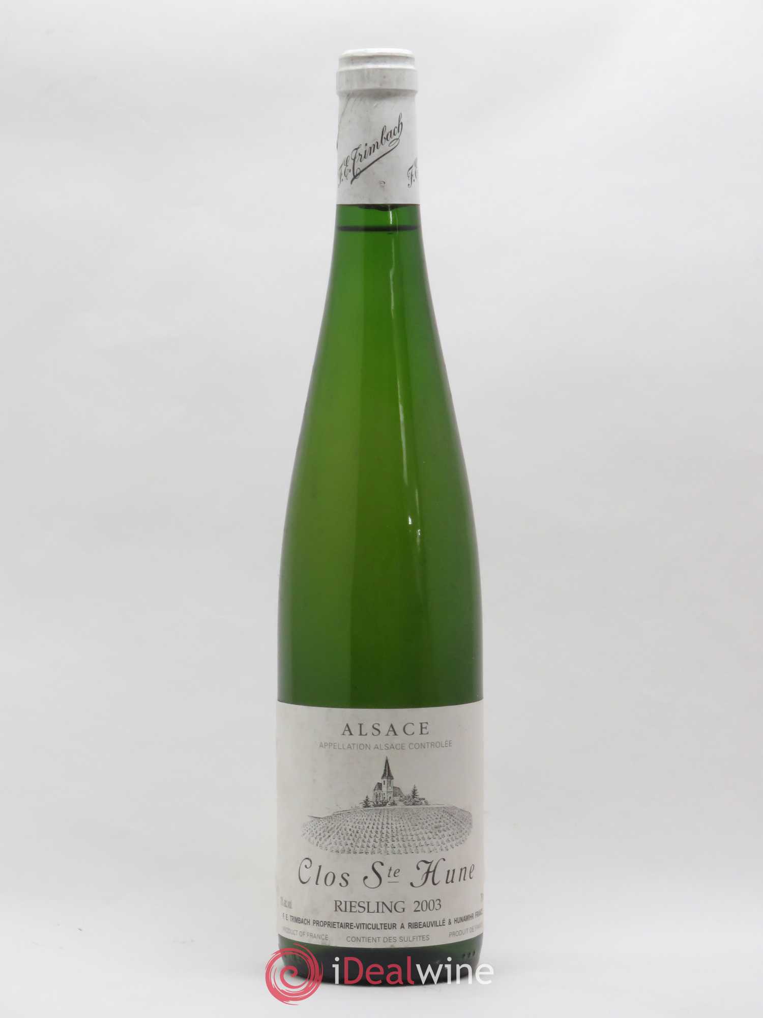 Alsace Riesling Clos Sainte-Hune Trimbach (Domaine) 2003 - Lot de 1 bouteille - 0