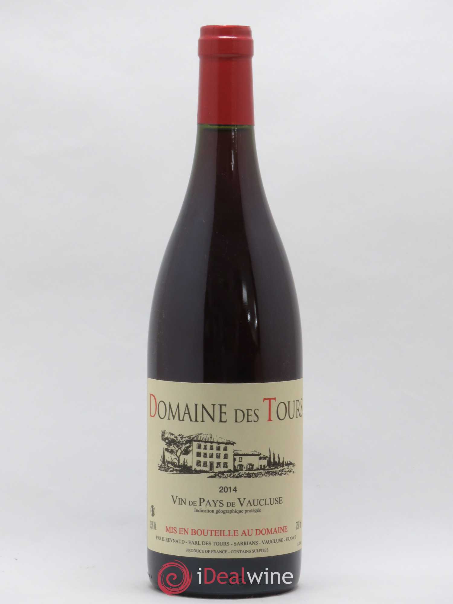 Vaucluse (Vin de Pays de Vaucluse) Domaine des Tours Emmanuel Reynaud 2014 - Lot de 1 bouteille - 0