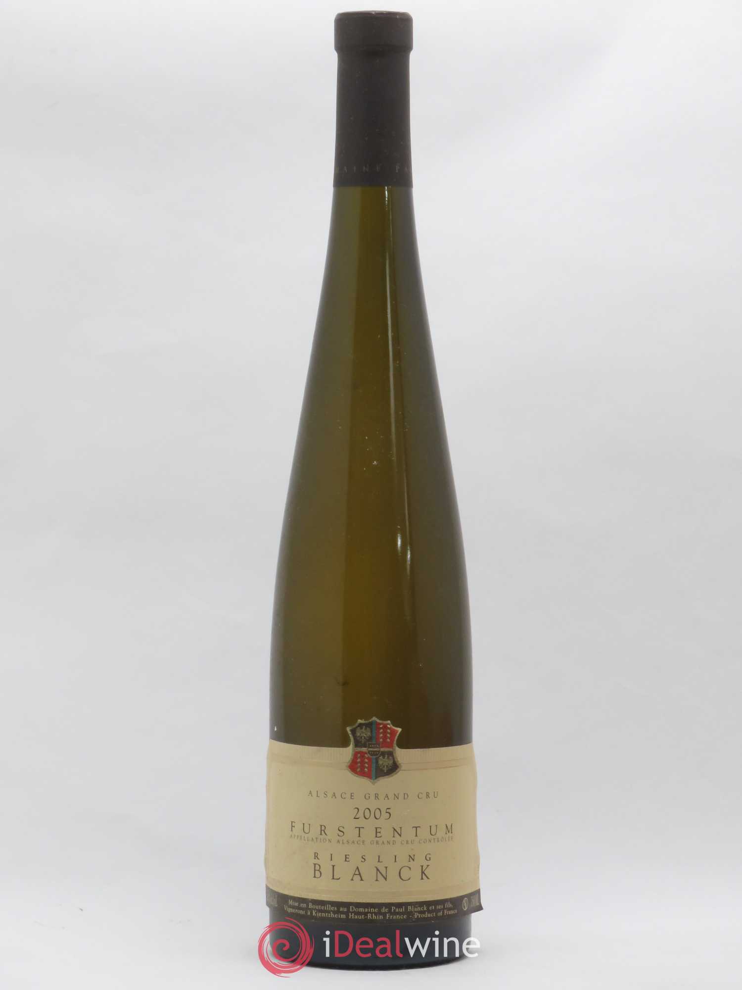 Riesling Grand cru Furstentum Paul Blanck 2005 - Posten von 1 Flasche - 0