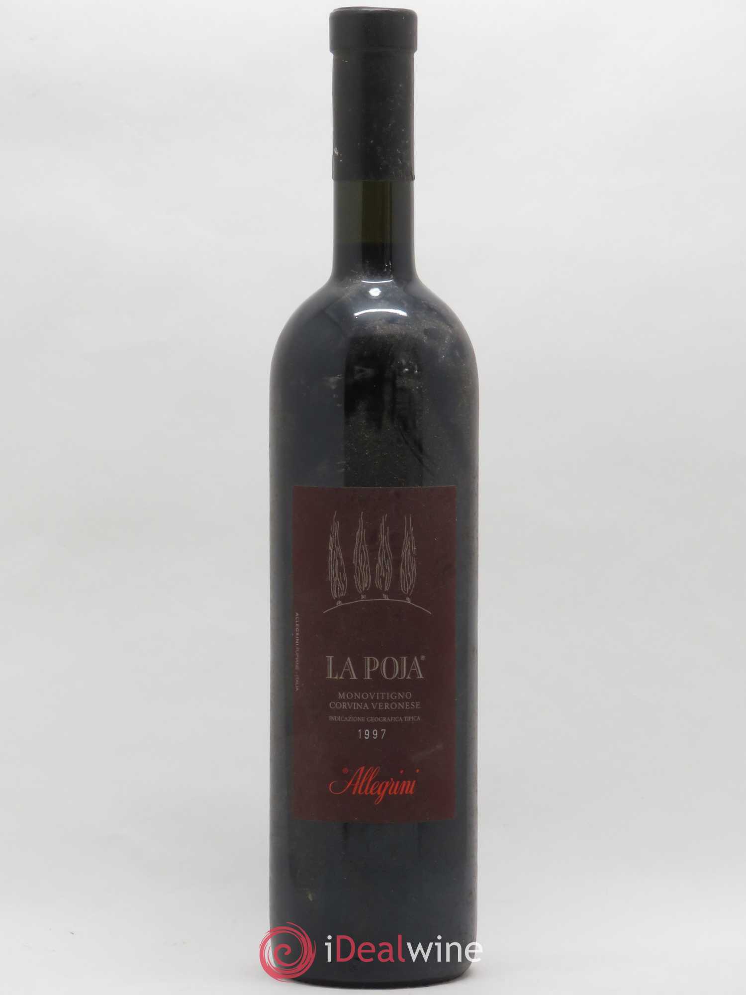 Italie IGT Monovotigno Corvina Veronese La Poja Allegrini 1997 - Posten von 1 Flasche - 0