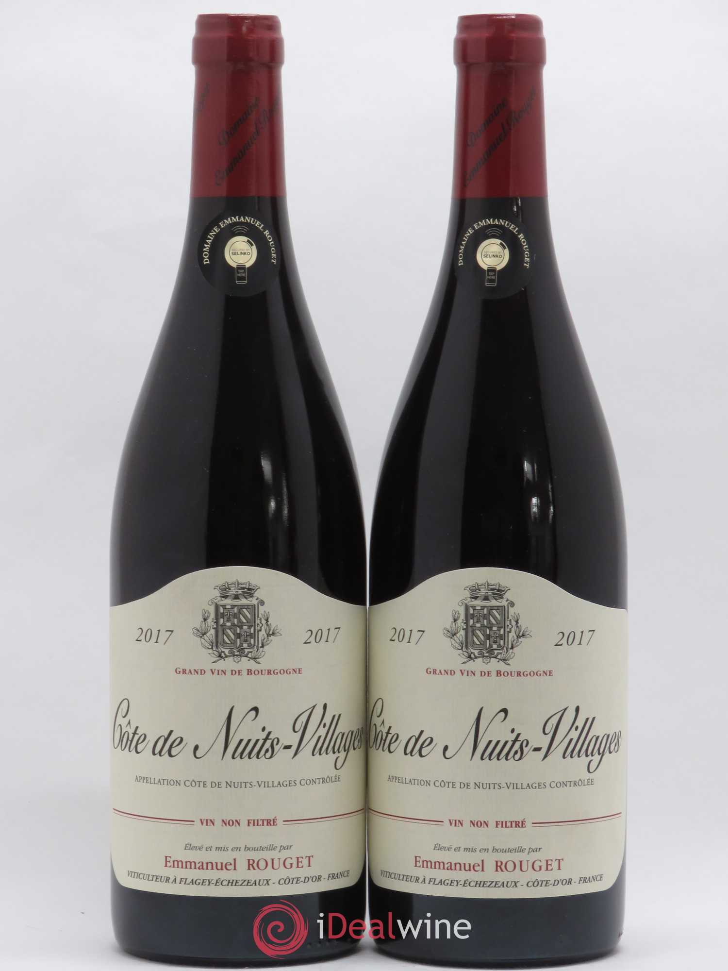 Côte de Nuits-Villages Emmanuel Rouget 2017 - Posten von 2 Flaschen - 0